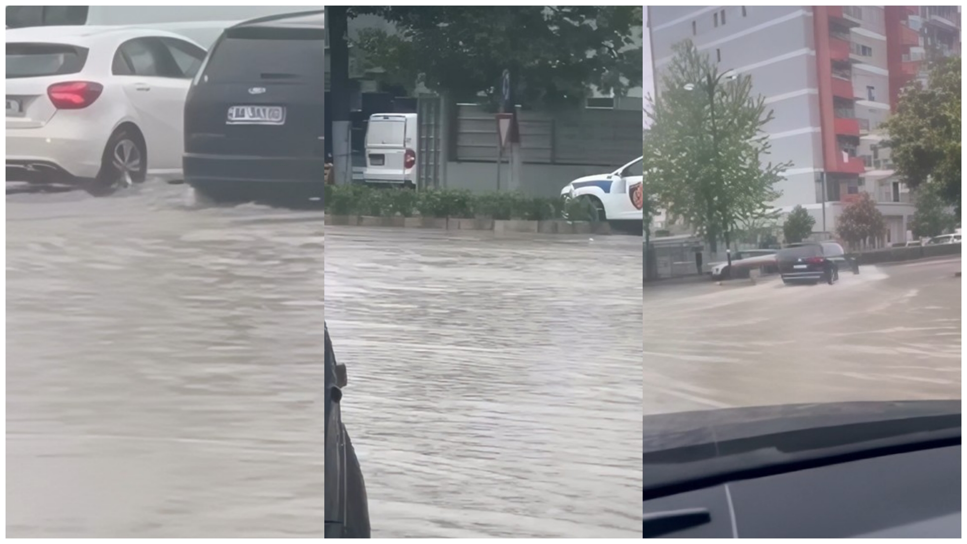 Mjaftojnë vetëm 5 minuta shi që Fieri të marrë pamjen e  Venecias 