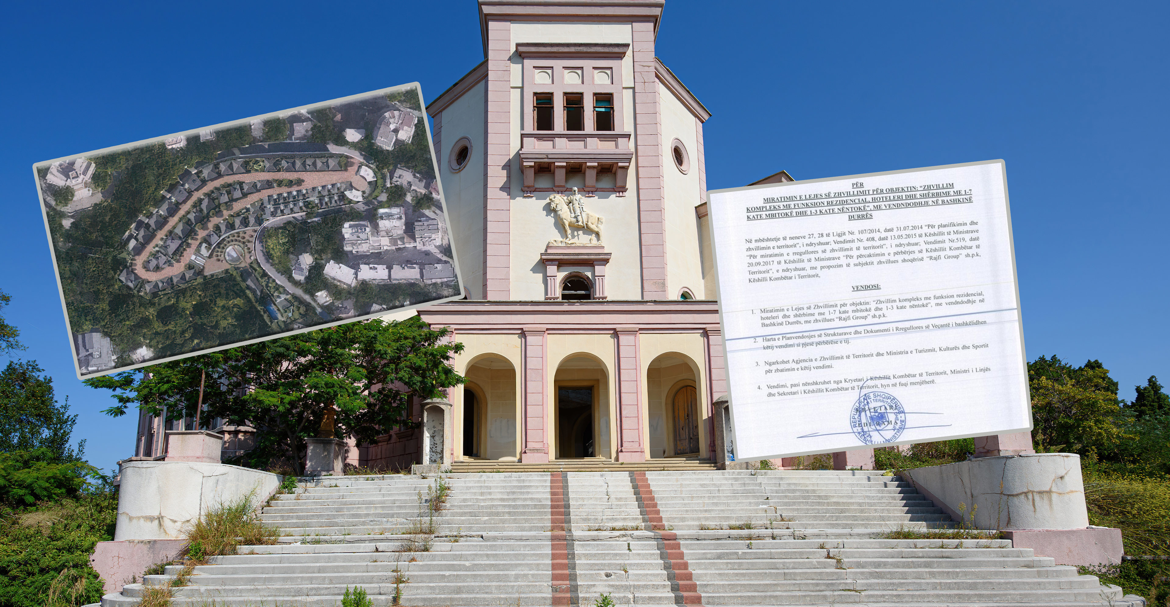 Rrafshohet  Vila e Zogut   miratohet kompleks gjigant pallatesh në Durrës