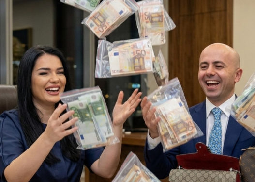 SPAKU në derë, paret në xhep: Linda Pogaj i jep 1 MLN euro Klod Allajbeut