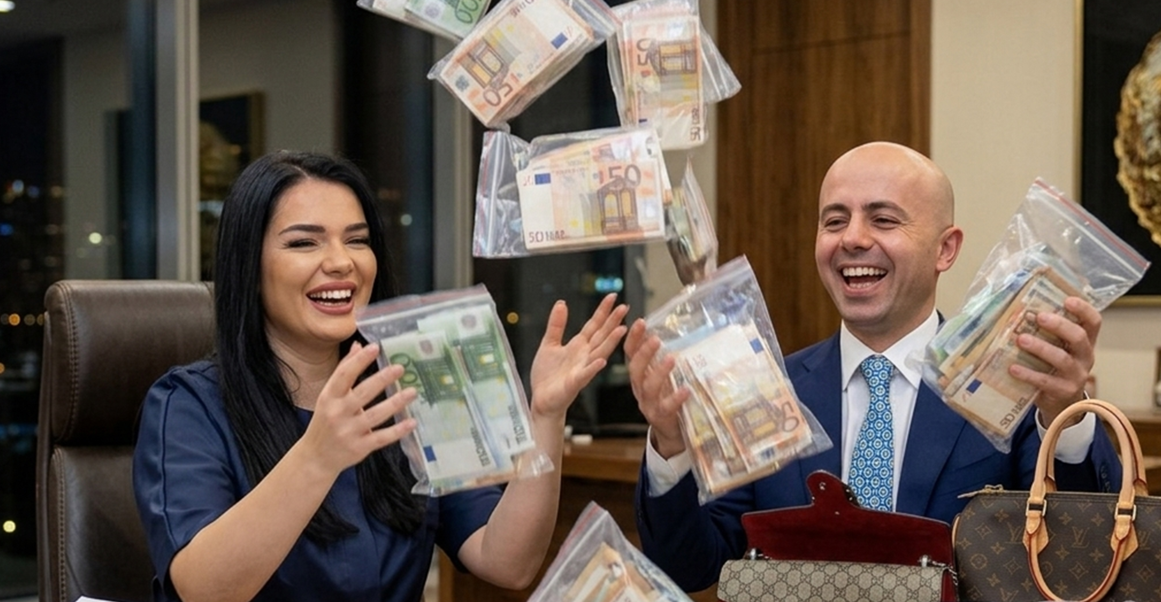 SPAKU në derë  paret në xhep  Linda Pogaj i jep 1 MLN euro Klod Allajbeut