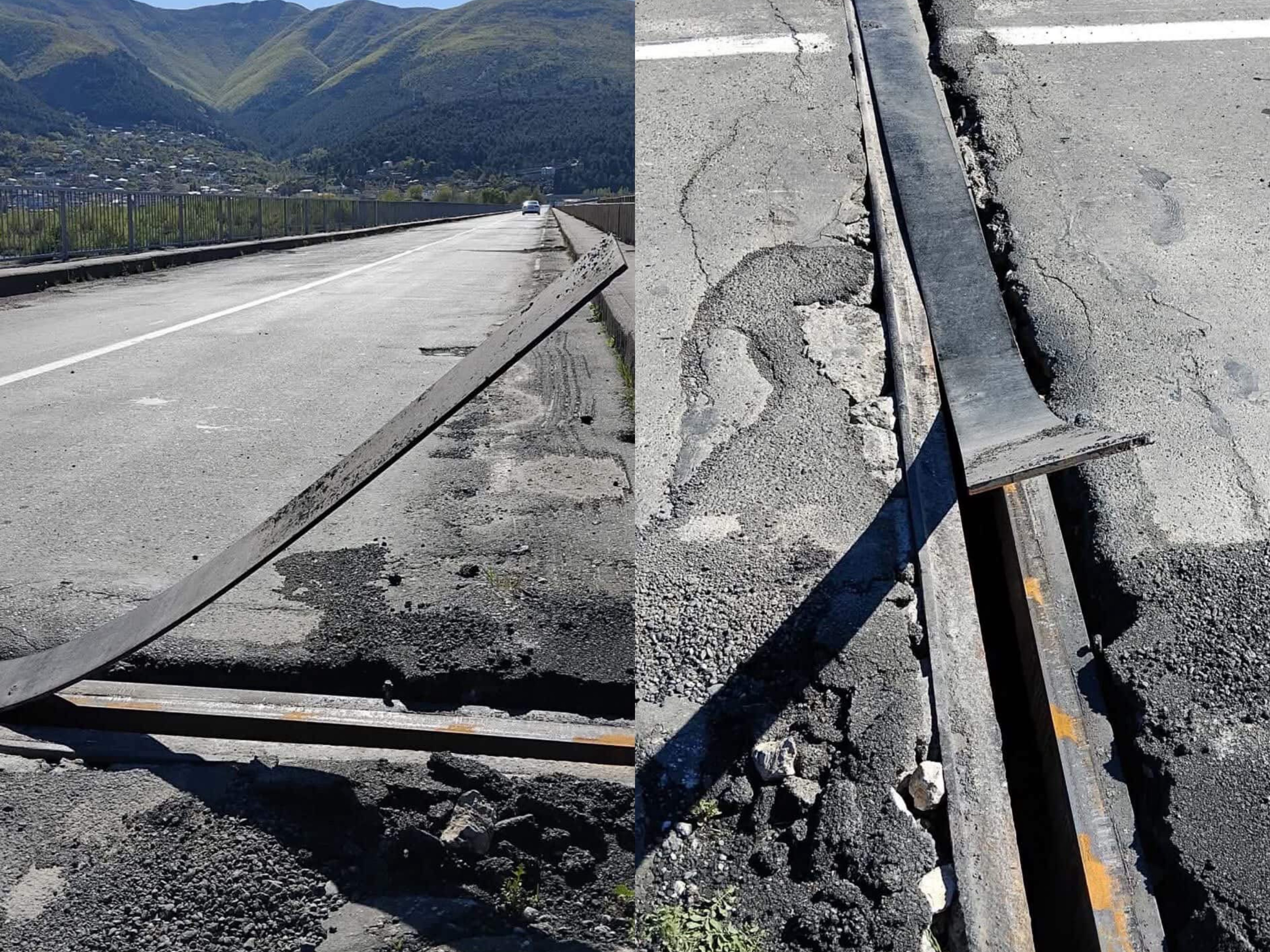 Ura mbi lumin Mat dëmtohet sërish  strukturat metalike në sipërfaqe burim aksidenti