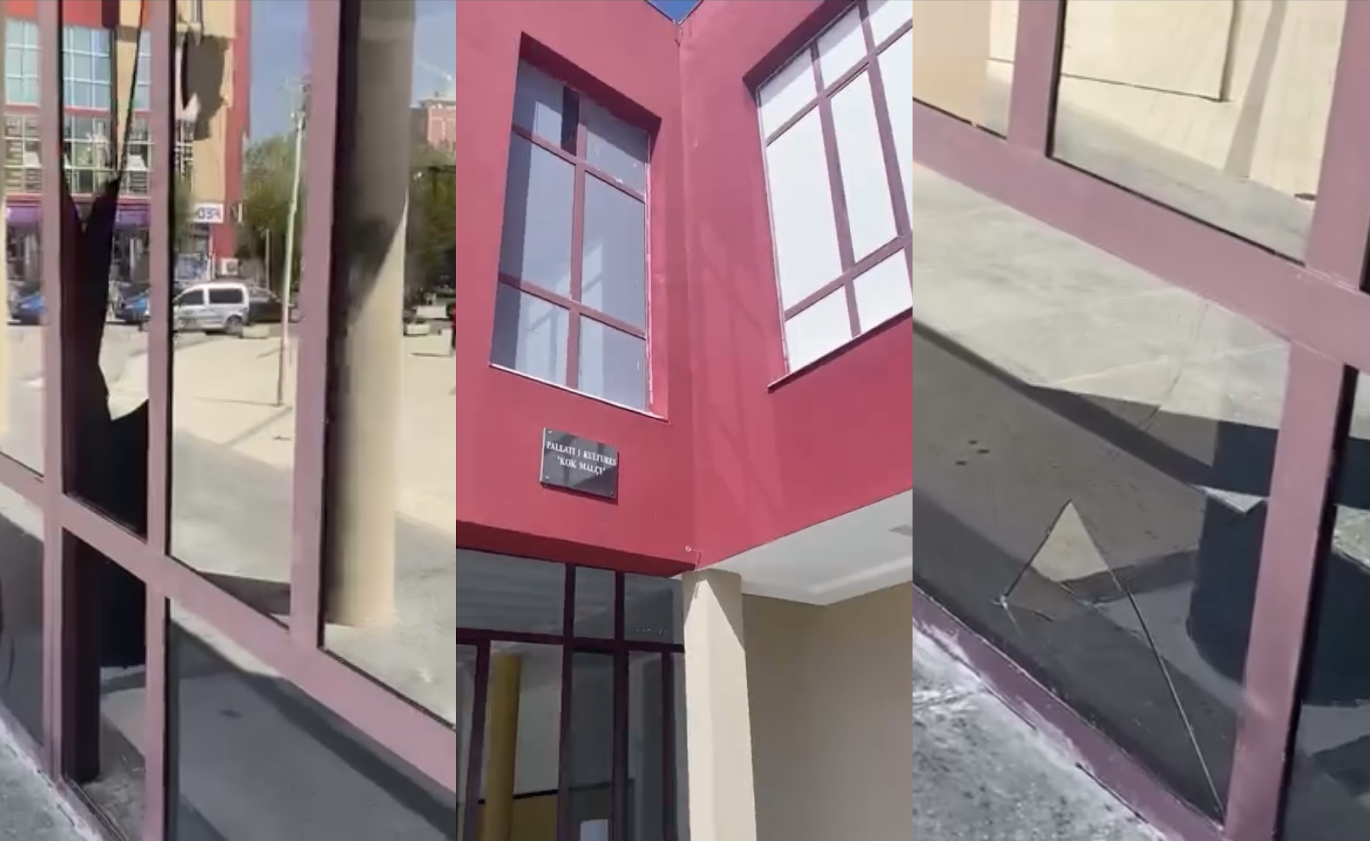 Xhamat e thyer në Pallatin e Kulturës në Laç rrezik për qytetarët, bashkia s’do tia dijë