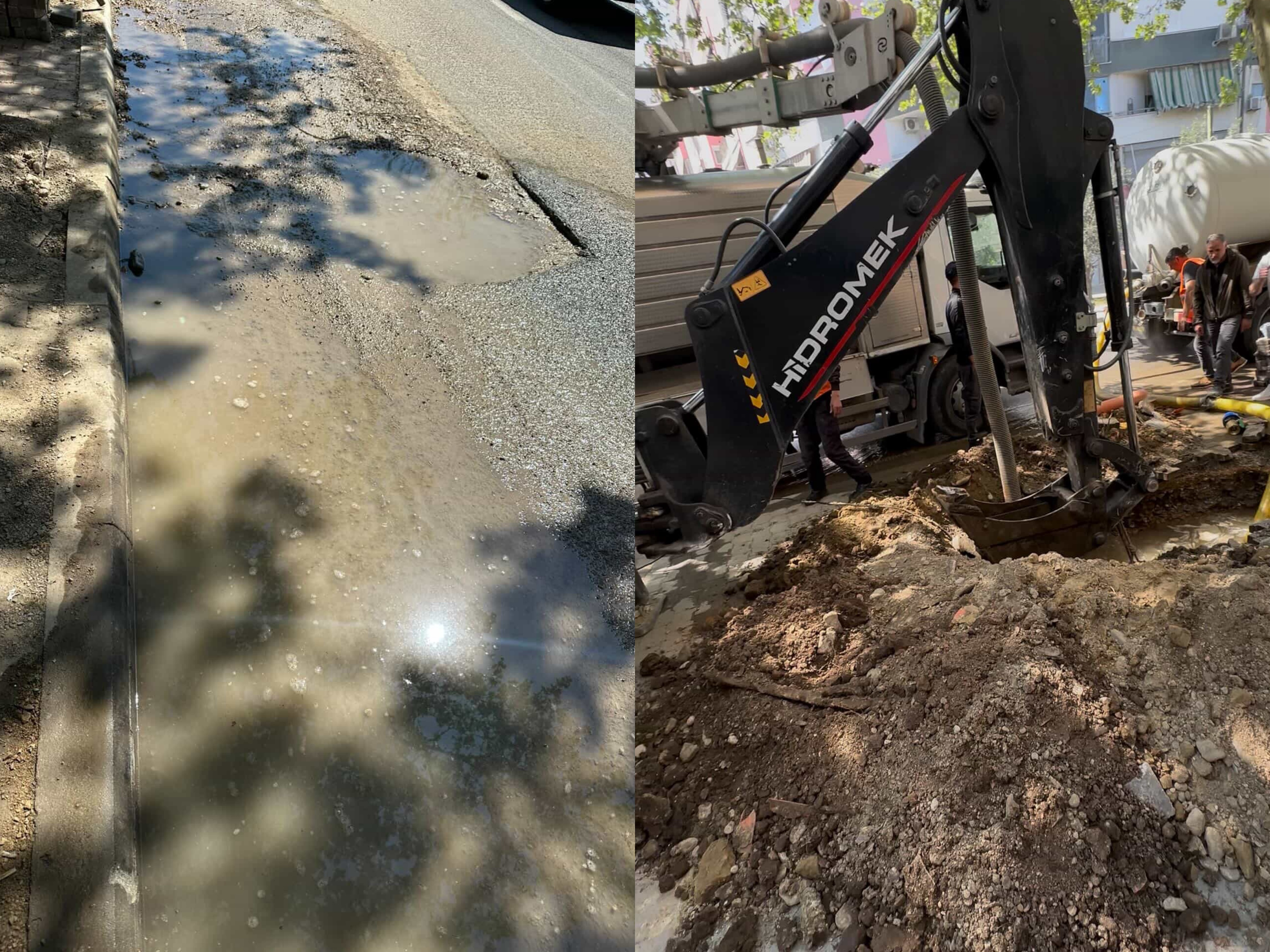 Në Don Bosko uji i pijshëm përzihet me ujërat e zeza  rrugët shkatërrohen