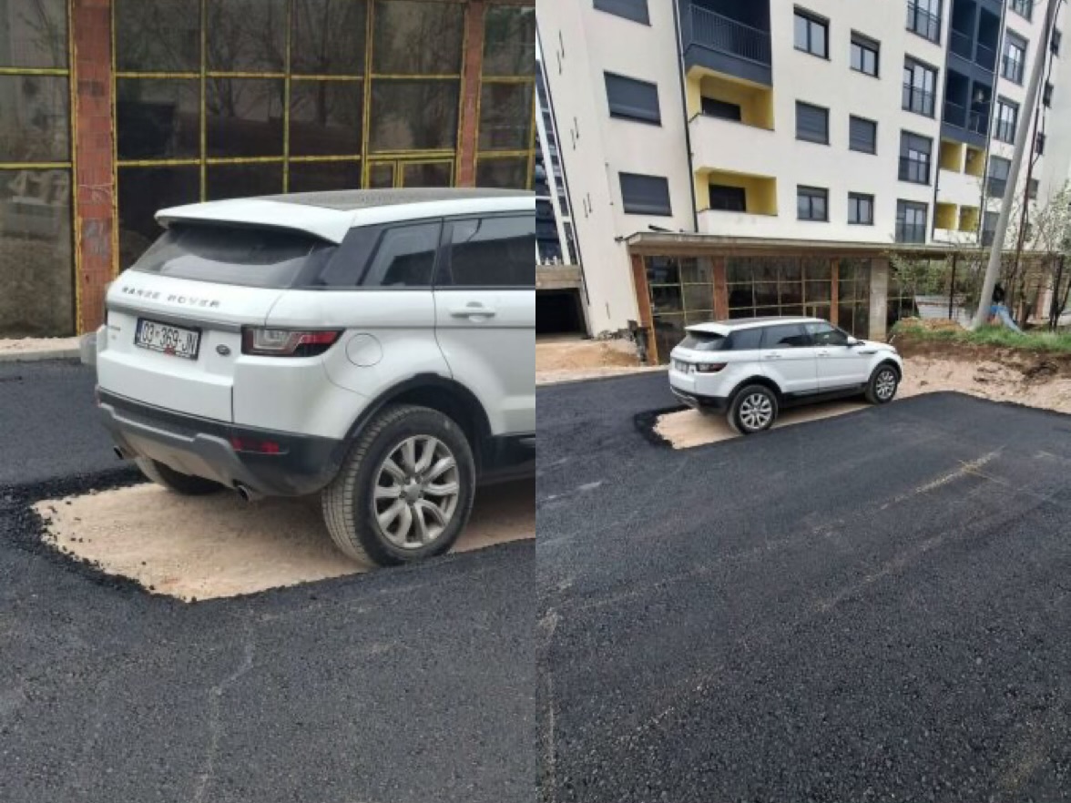 Pronari refuzoi ta largonte  shtrimi i asfaltit sfidon  Range Rover  in