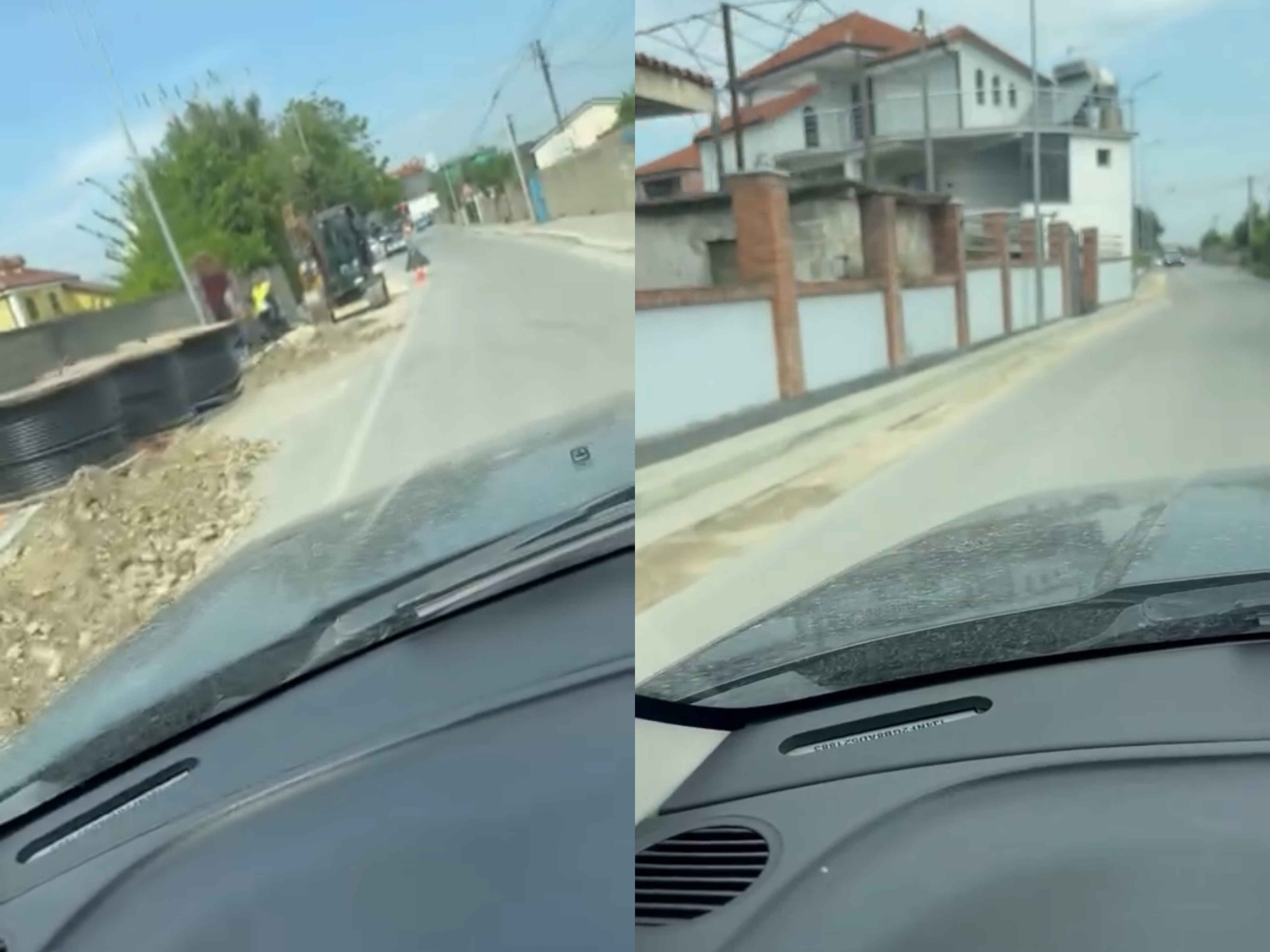 “Punëmbaruarit” e bashkisë Kamëz: Pas shtrimit të asfaltit kujtohen se kanë harruar tubat