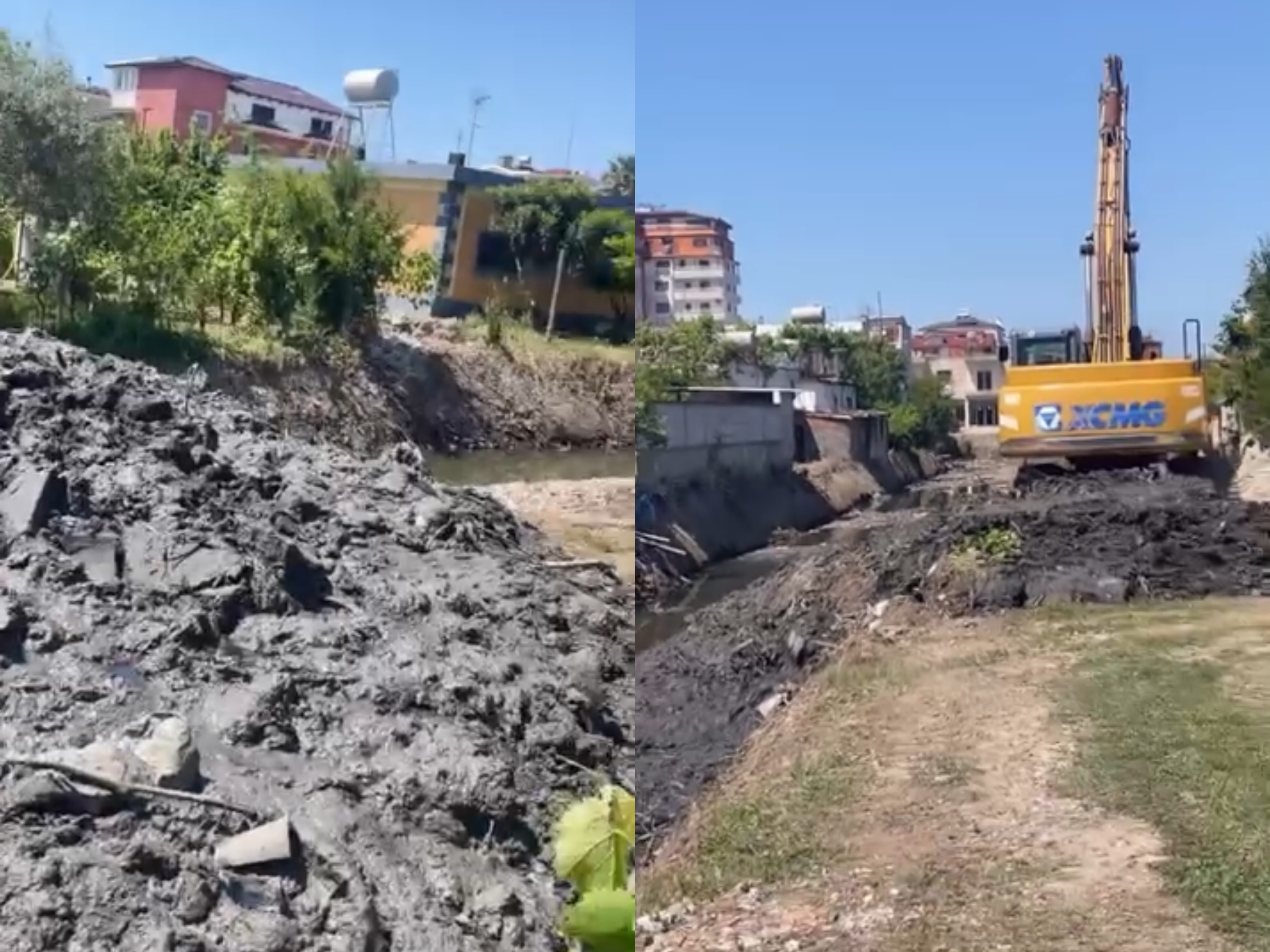 Bashkia Durrës s ka kamionë  mbetjet e kanaleve të ujërave të zeza u lihen qytetarëve para derës