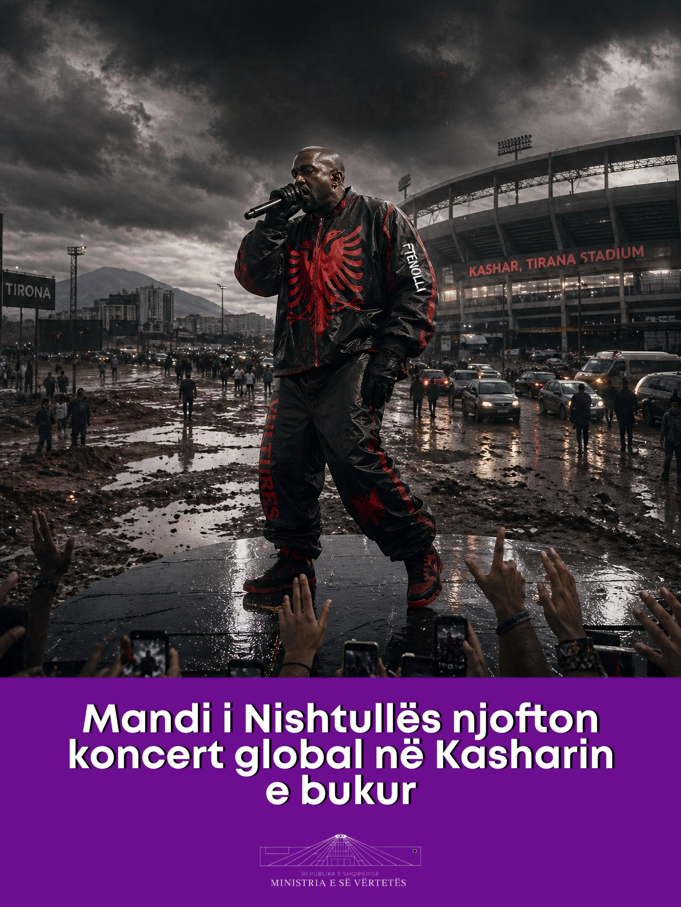 Mandi i Nishtullës njofton koncert global në Kasharin e bukur