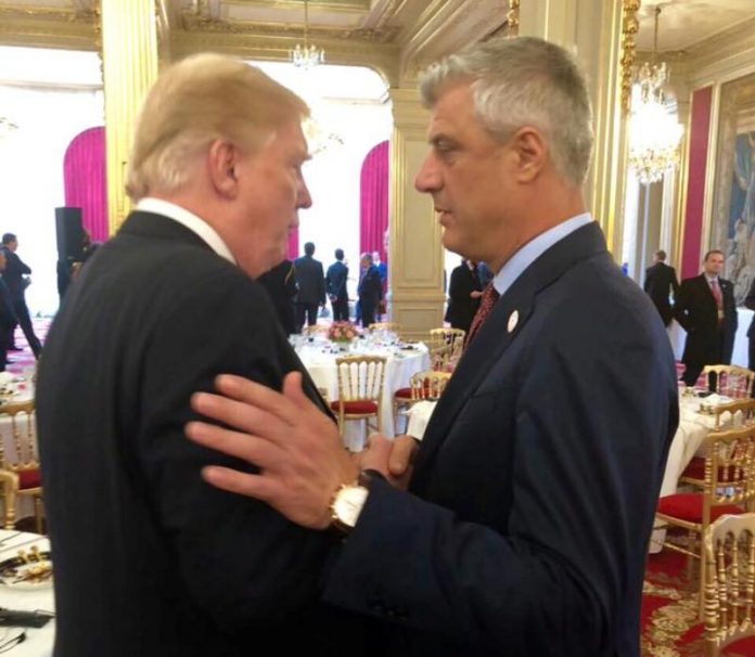 Thaçi: Trump, i vetmi që mund ta detyrojë Putinin ta njohë Kosovën
