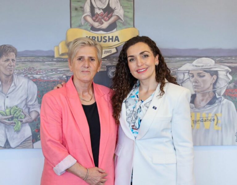 “Godet” Vjosa Osmani, e nis aktivitetin politik me një aderim të fuqishëm