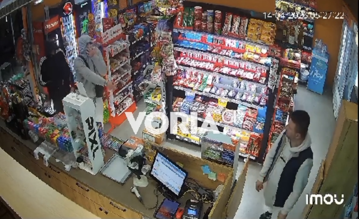 Dështon grabitja e të rinjve në market  shqiptari u del me shkop  Hajde këtu të q    