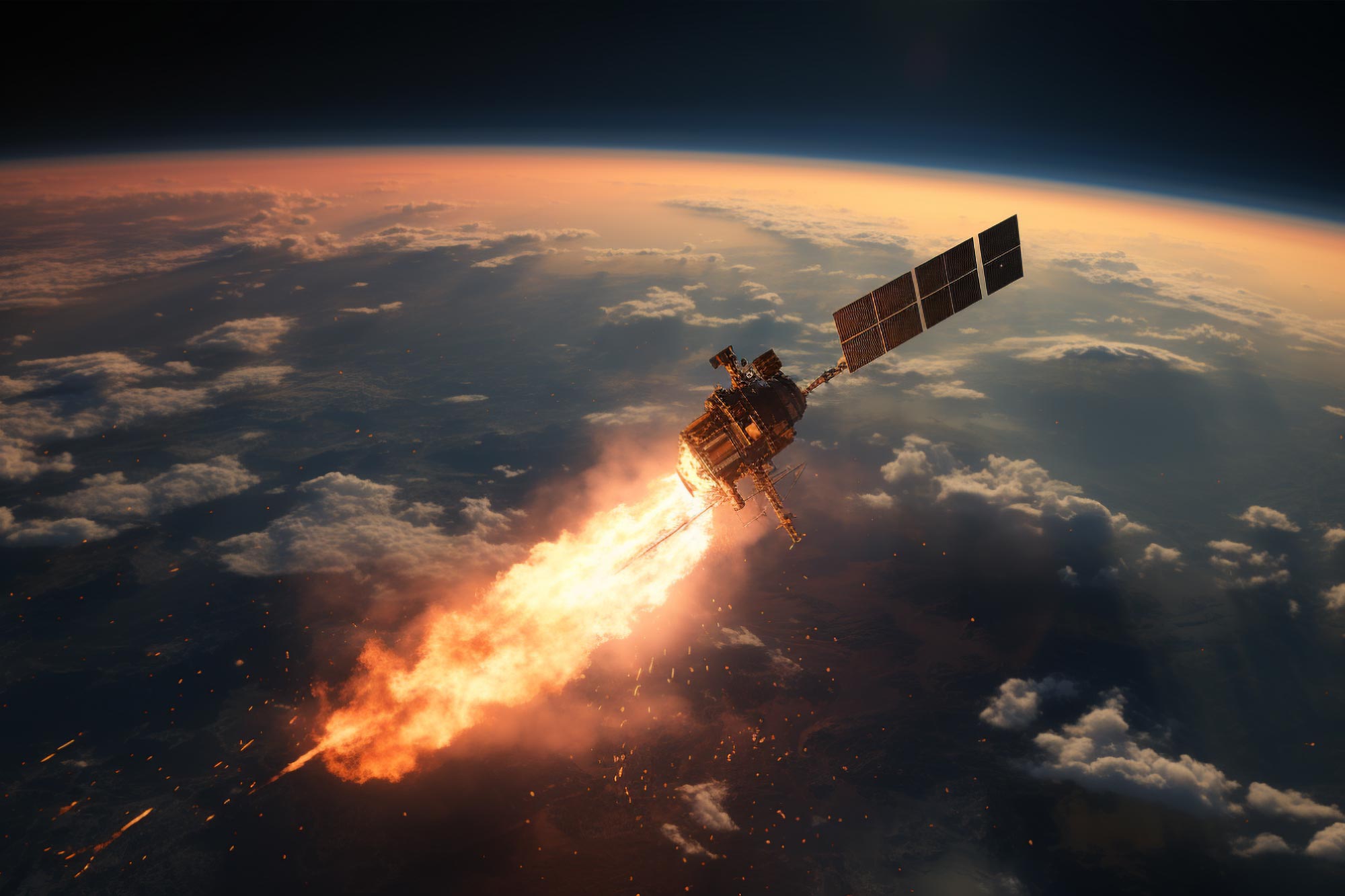 Sateliti “Albania 1” është djegur në hapësirë