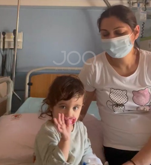  Ju lutem ma shpëtoni vajzën    Apeli rrëqethës i nënës nga Korça për Alesian 19 muajshe që po lufton me tumorin agresiv në tru