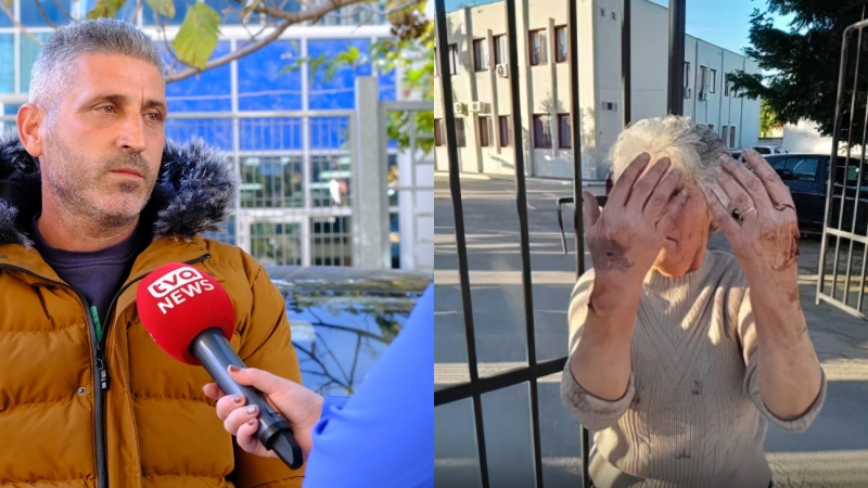 Biznesmenët dhe policët dhunojnë të moshuarën e djalin e saj për pronën