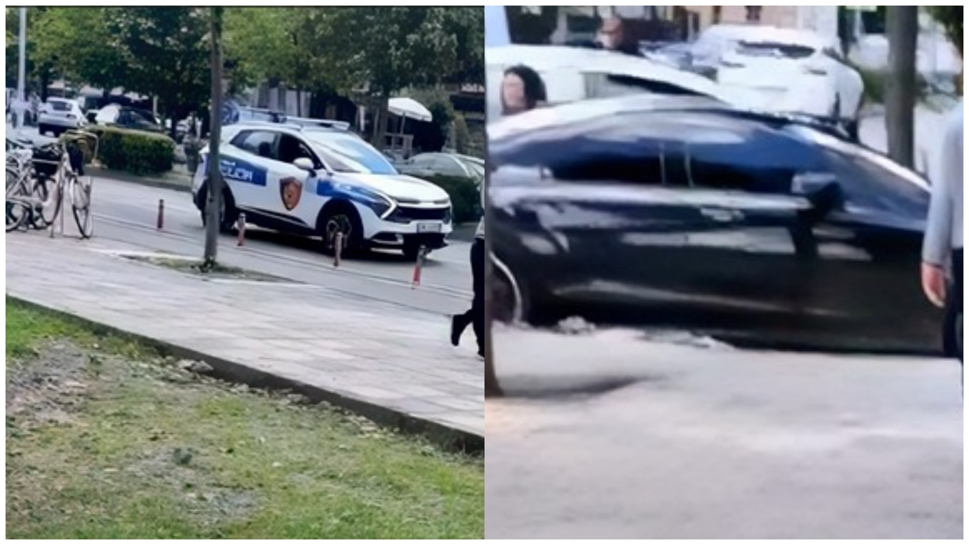  I forti  parkon mbi vijat e bardha në Shkodër  policia s guxon ta gjobisë