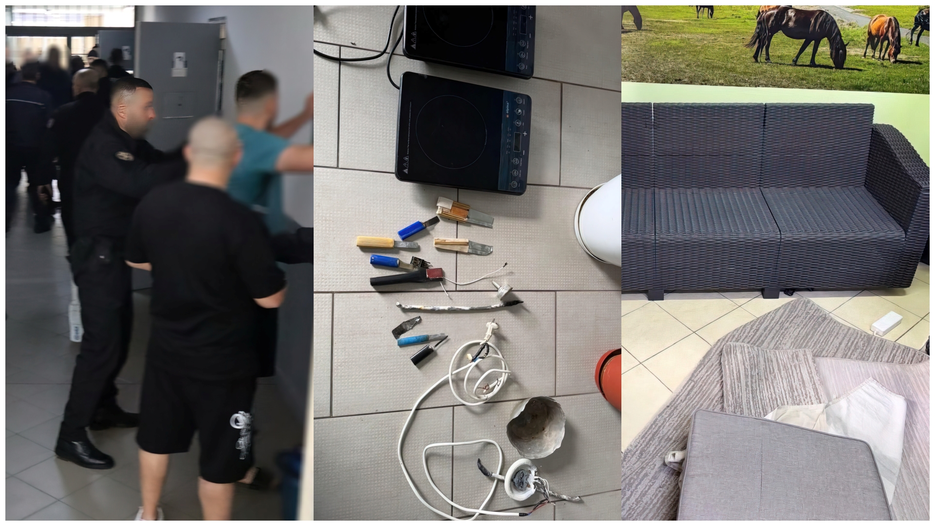 Policia  mësyn  në burgun e Fierit dhe Vlorës  gjenden telefona  thika dhe kolltukë