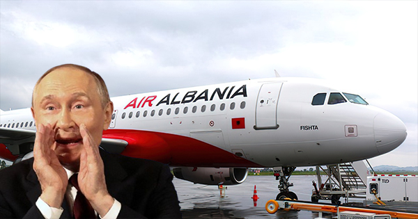 Avioni “Fishta” i “Air Albania” përfundon në Moskë