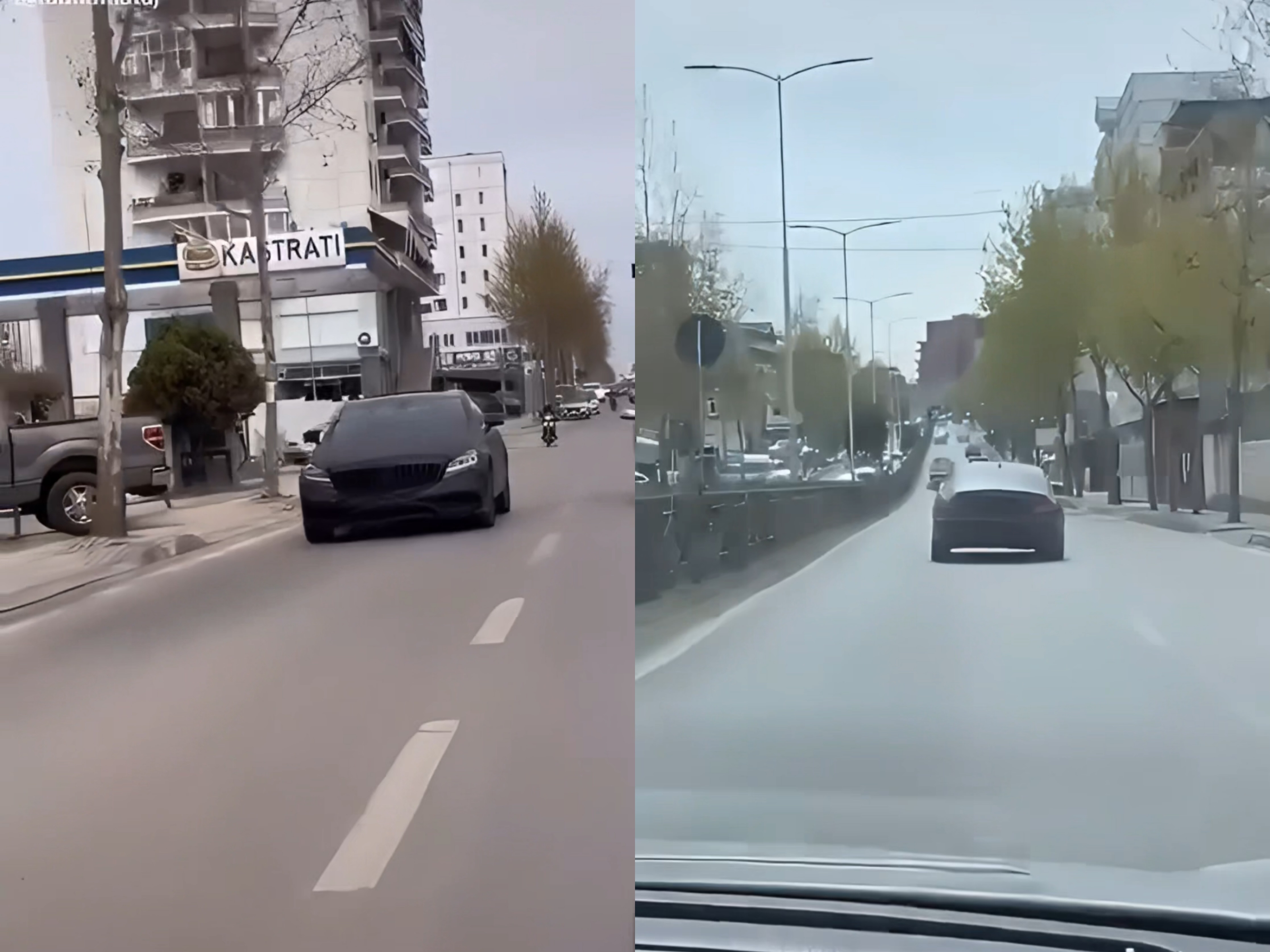 Kamza e kamikazëve? “Benzi” pa targa për pak sa nuk merr në qafë shoferët