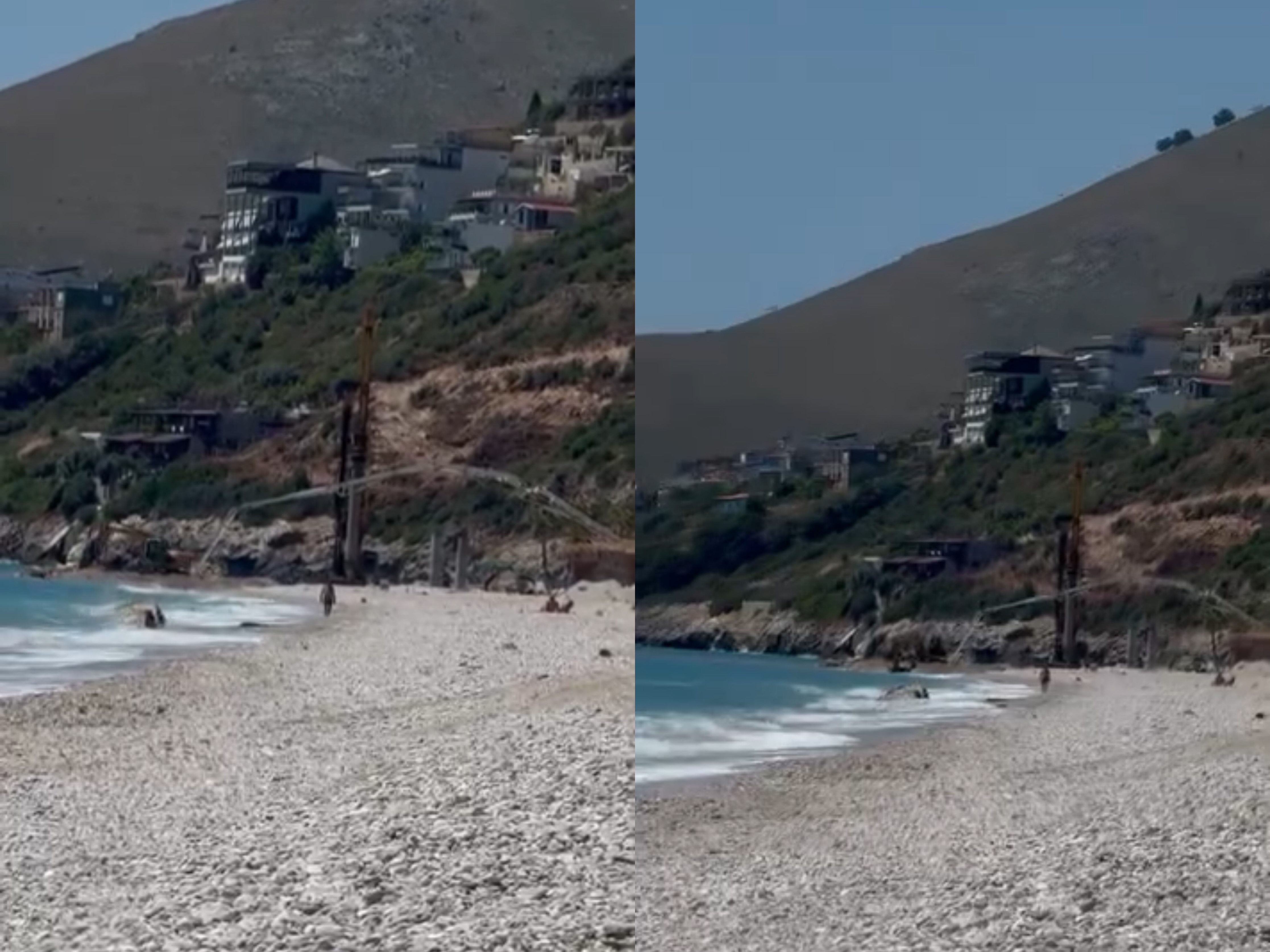  Borshi nis sezonin veror me hedhje betoni dhe kolona në vijën e plazhit 