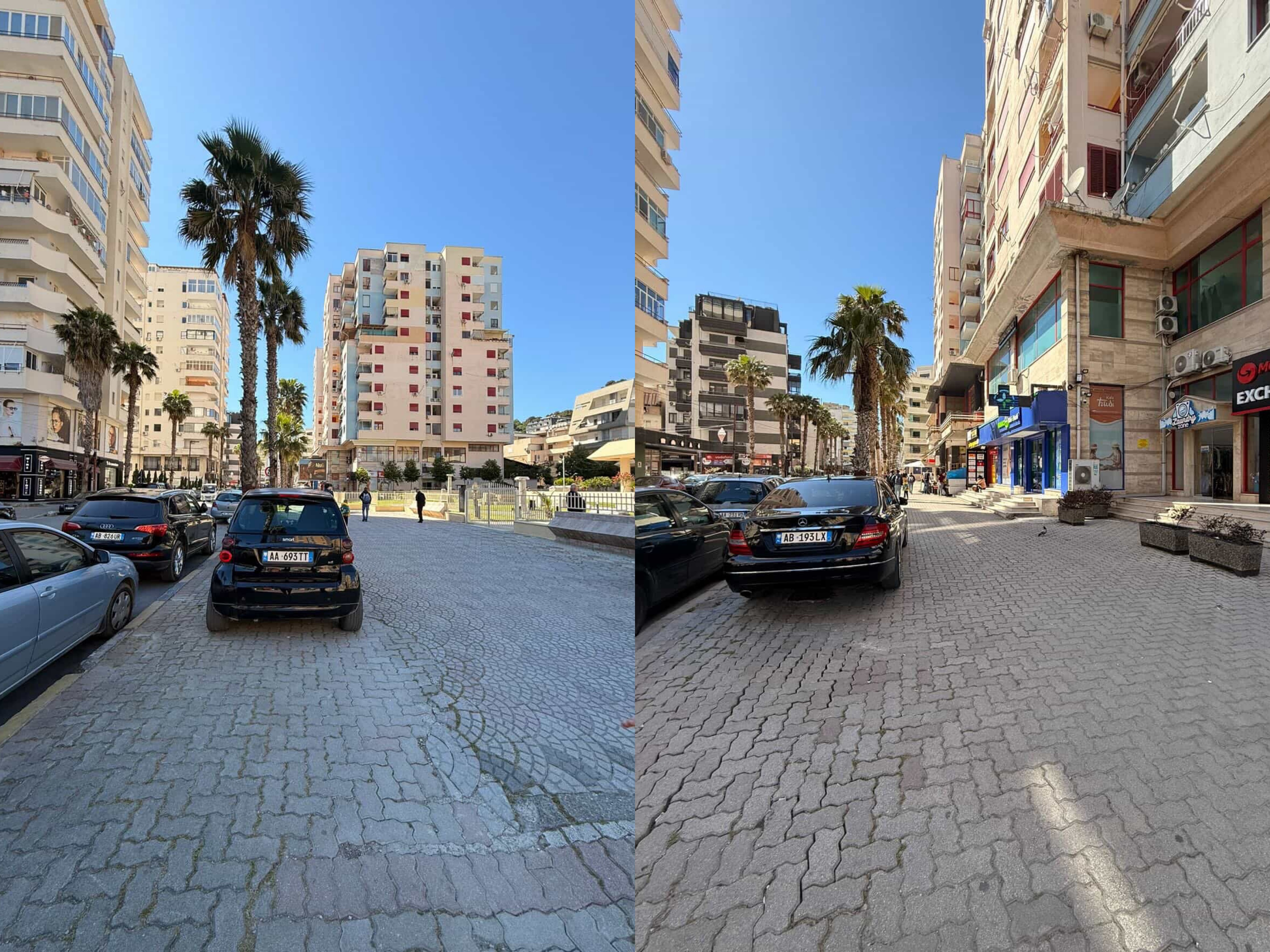 Në Durrës trotuaret nuk janë për njerëzit por për makinat
