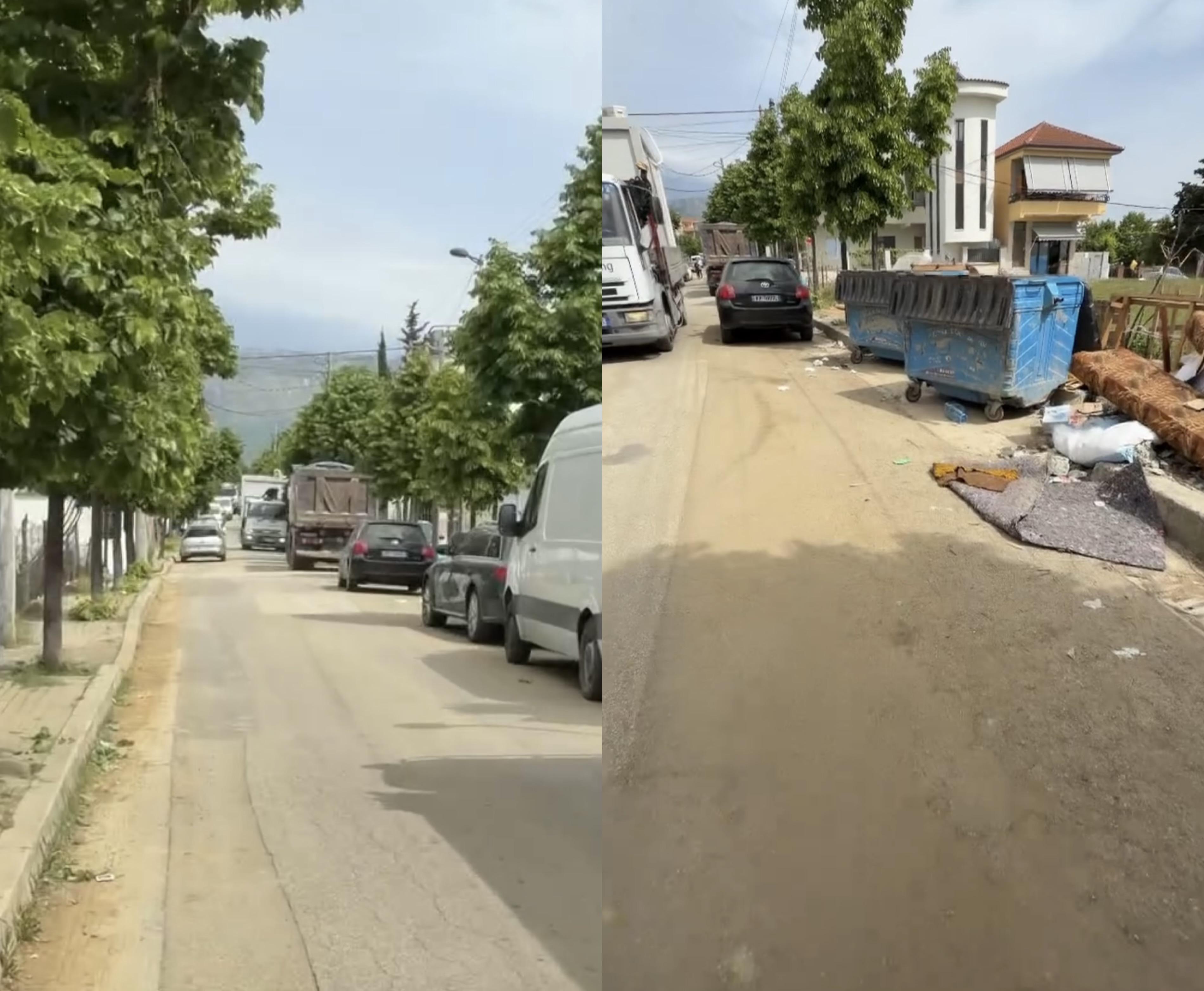 Trotuaret e ngushta dhe kamionët e parkuar në rrugë  qytetarët kërkojnë zgjidhje për kaosin në Tiranë
