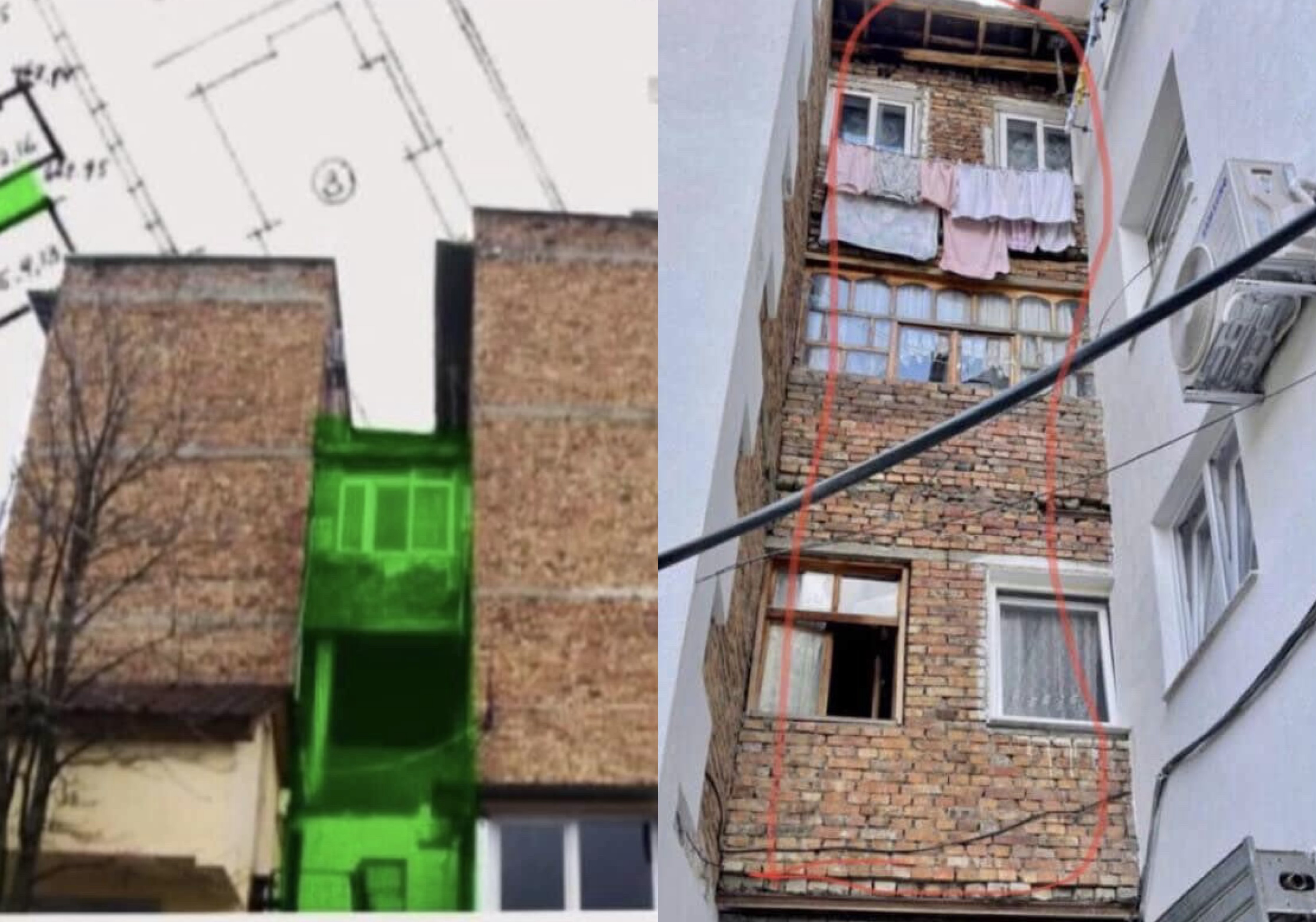 Shtesa pa leje në pallatin në Krumë bëhet  mollë sherri  mes banorëve  çështja zvarritet në polici
