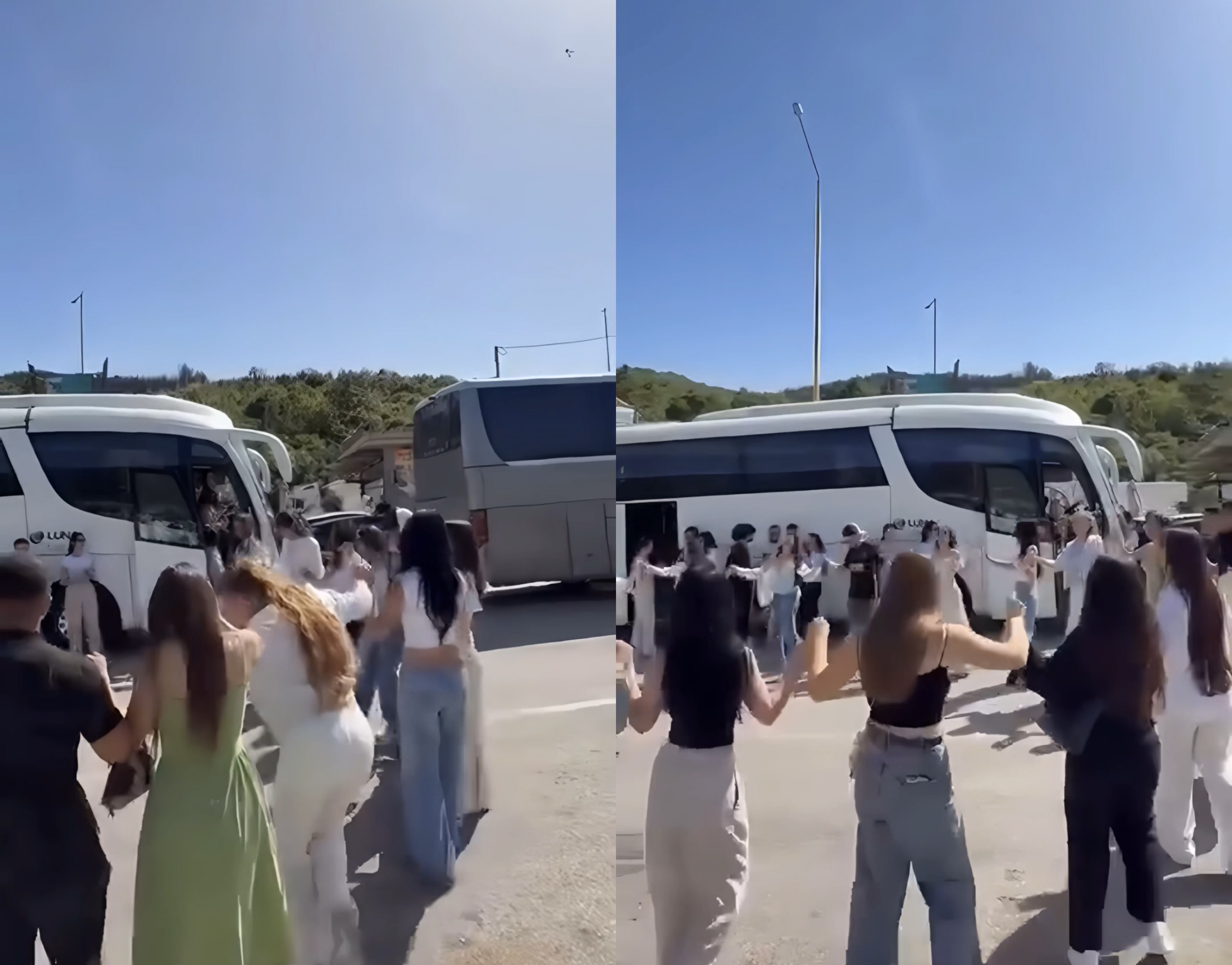 Radha e lodhshme  studentët shqiptarë ia marrin valles në mes të doganës