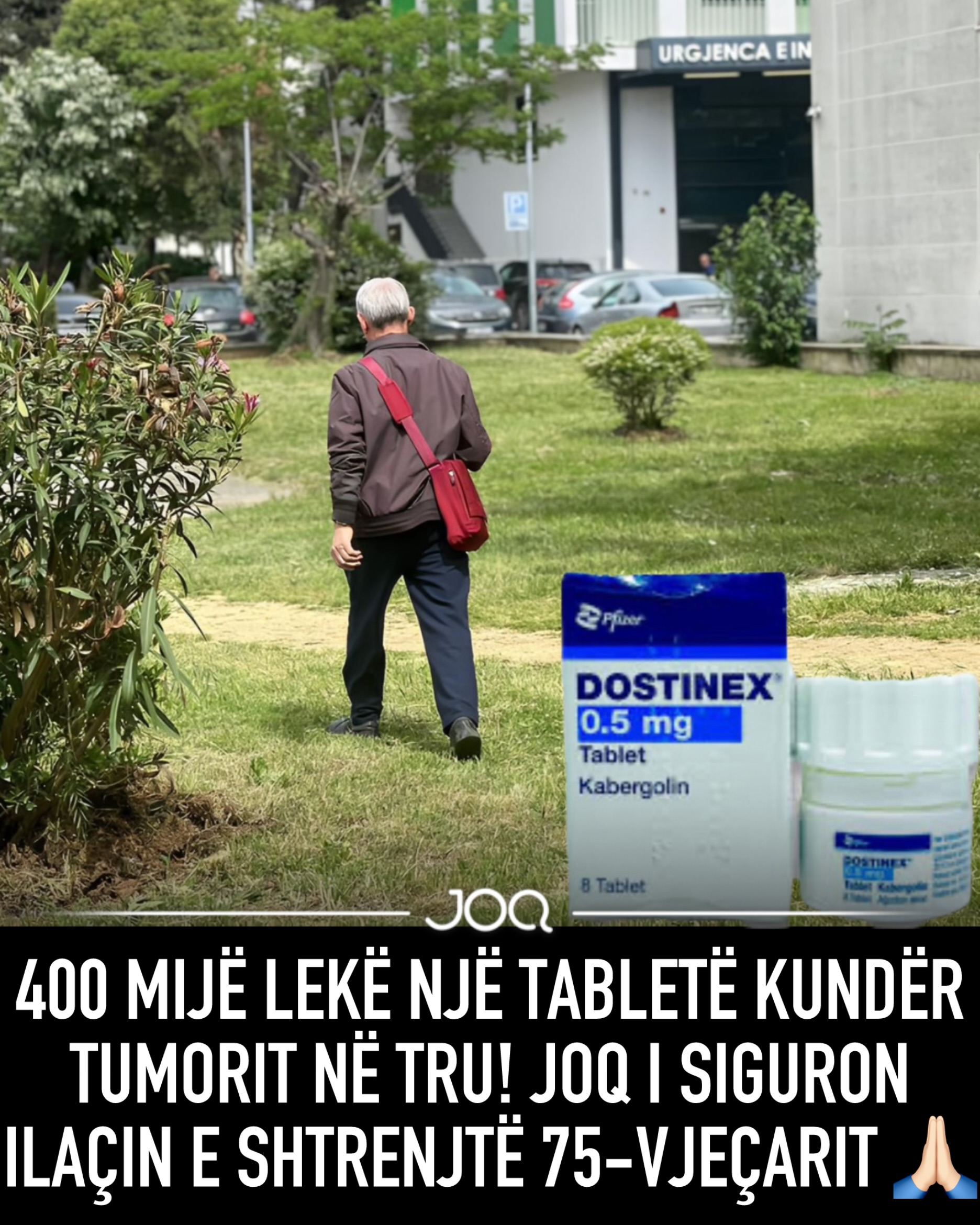 JOQ i siguron 75 vjeçarit ilaçin e shtrenjtë që i duhet për tumorin në tru