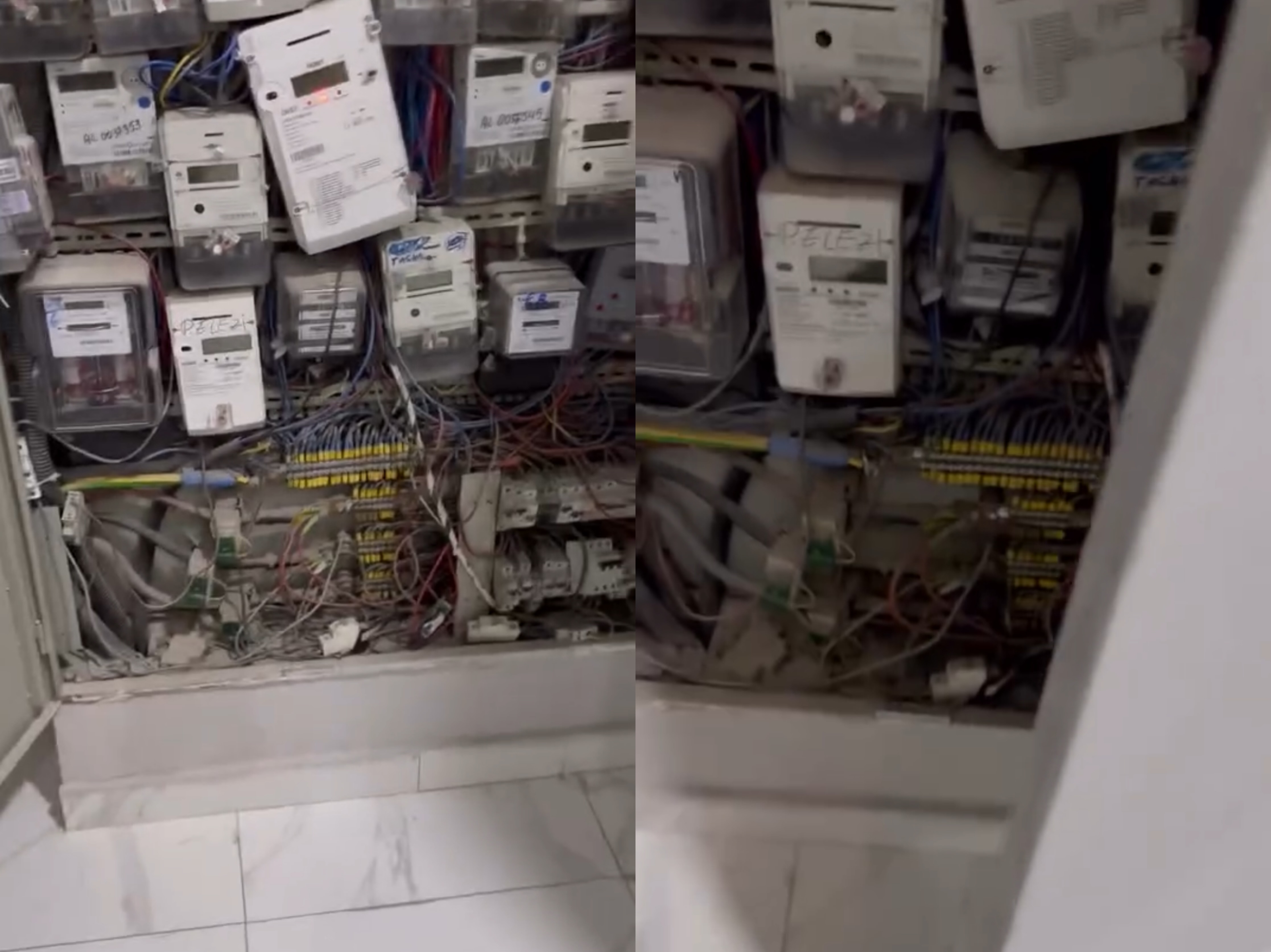 Kutia elektrike e pallatit në Astir e hapur për publikun  kushdo mund ta prekë dhe dëmtojë