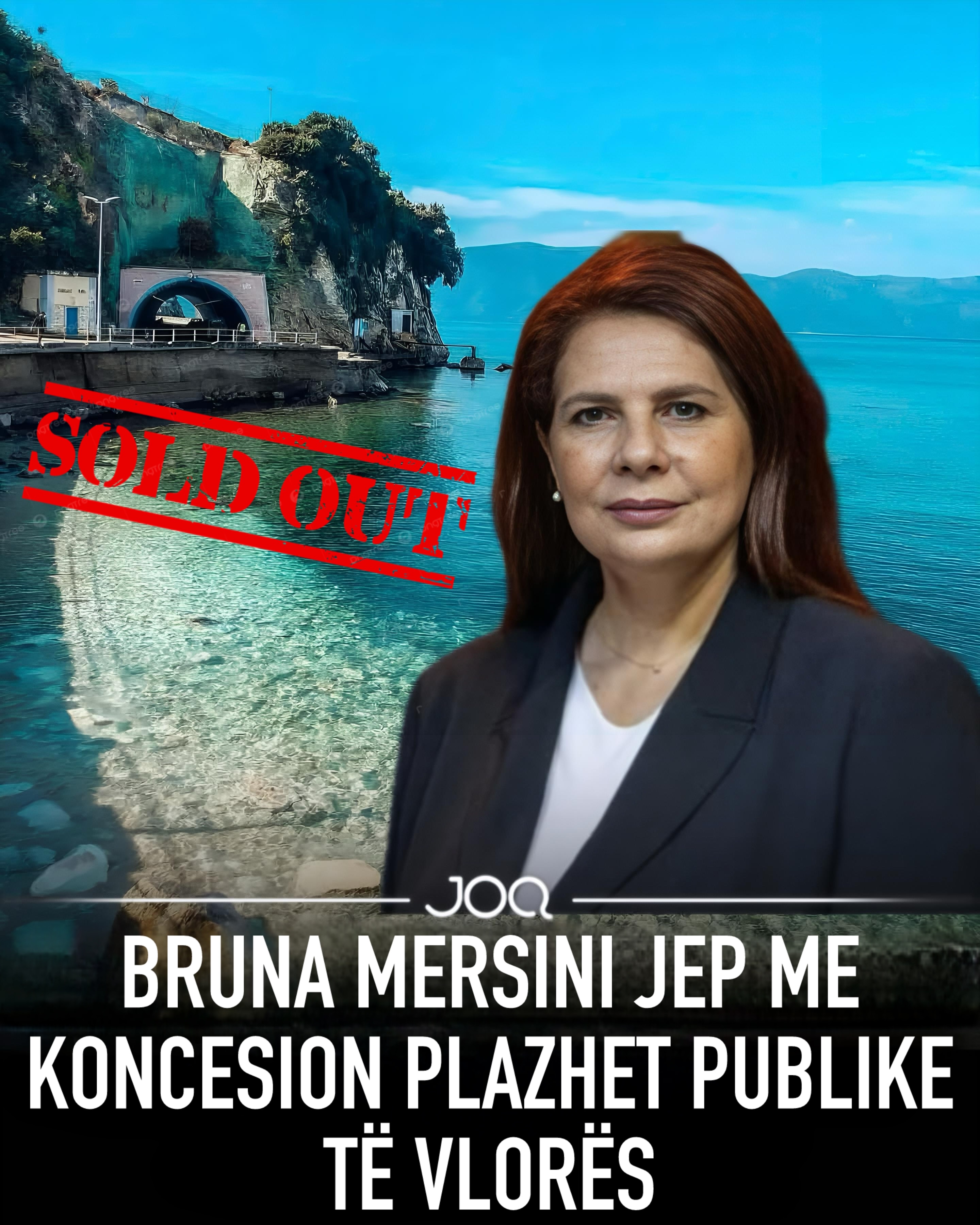 Bruna Mersini jep me koncesion plazhet publike të Vlorës