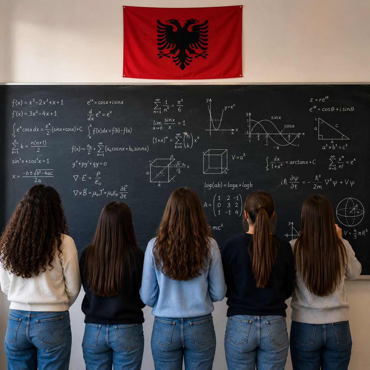 Matematika  pika e fortë e vajzave shqiptare 