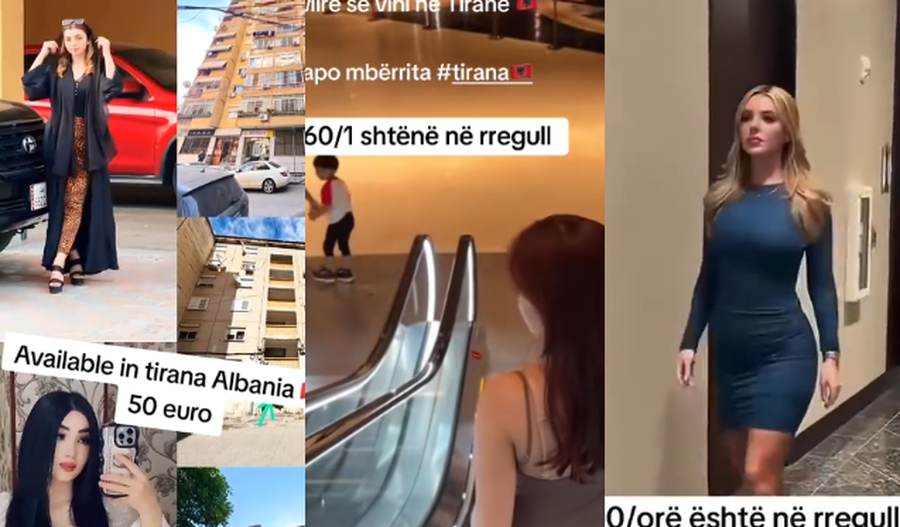 TikTok  vitrinë për promovimin e shërbimeve eskorte në Shqipëri 