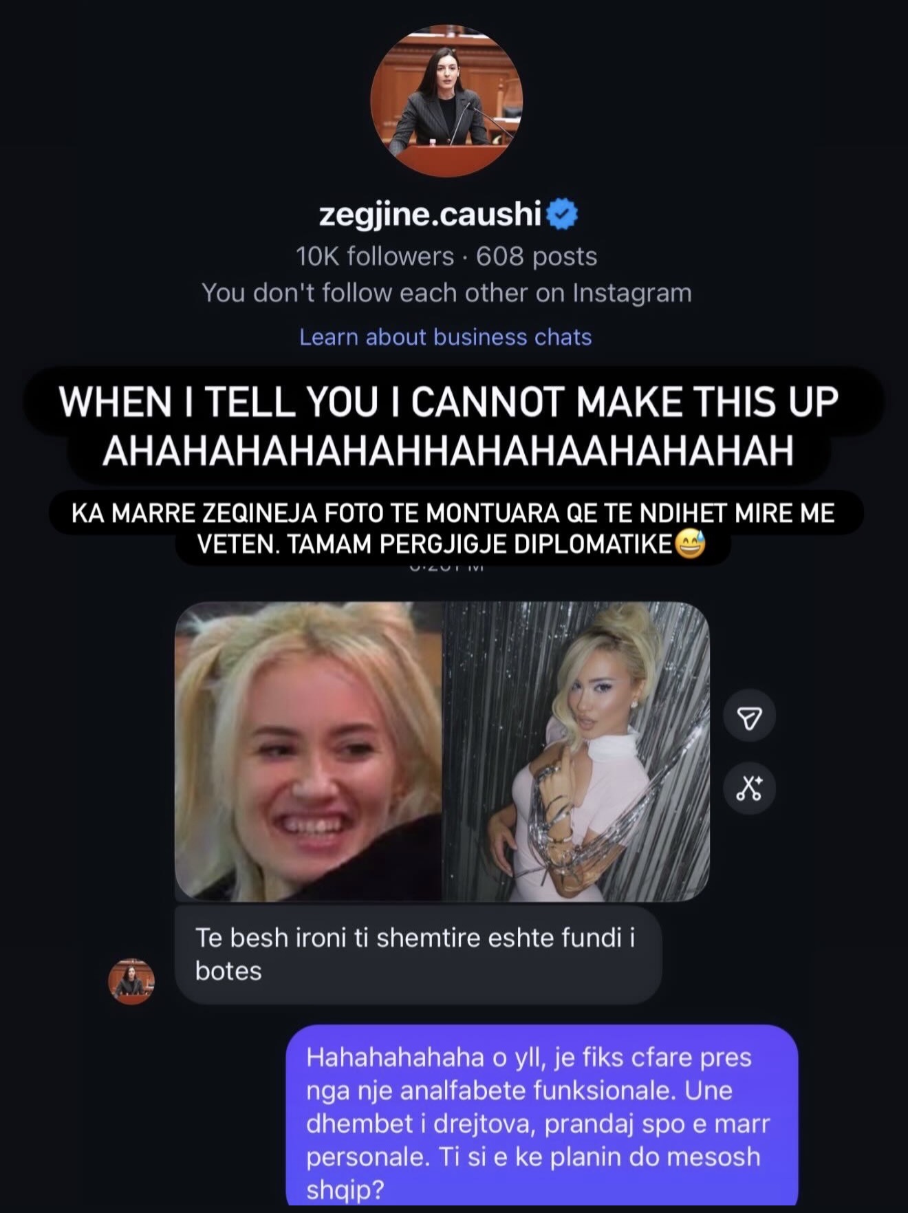 Zegjinja lë Kuvendin, hap frontin e ri në Instagram.