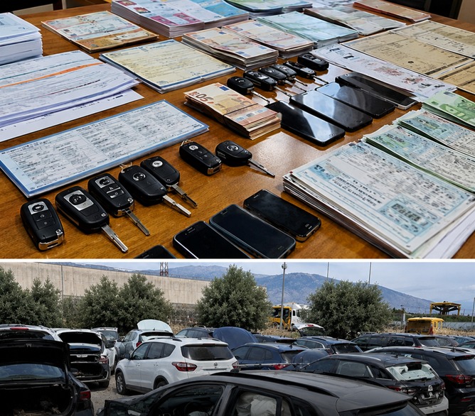 Vidhnin makina dhe më pas i shisnin  arrestohen 11 shqiptarë në Athinë
