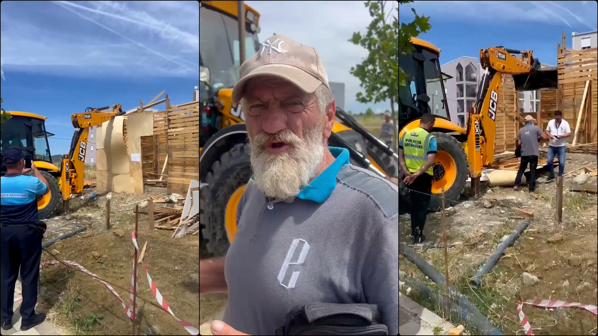 Me 6 fëmijë në mes të rrugës  qytetari denoncon  Bashkia e Durrësit më shembi barakën