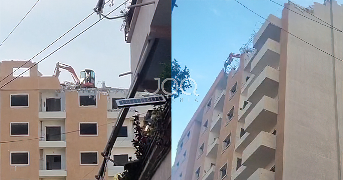 Çmenduria në Durrës  Skrepi punon në katin e tetë  gurët mund të bien në kokat e kalimtarëve