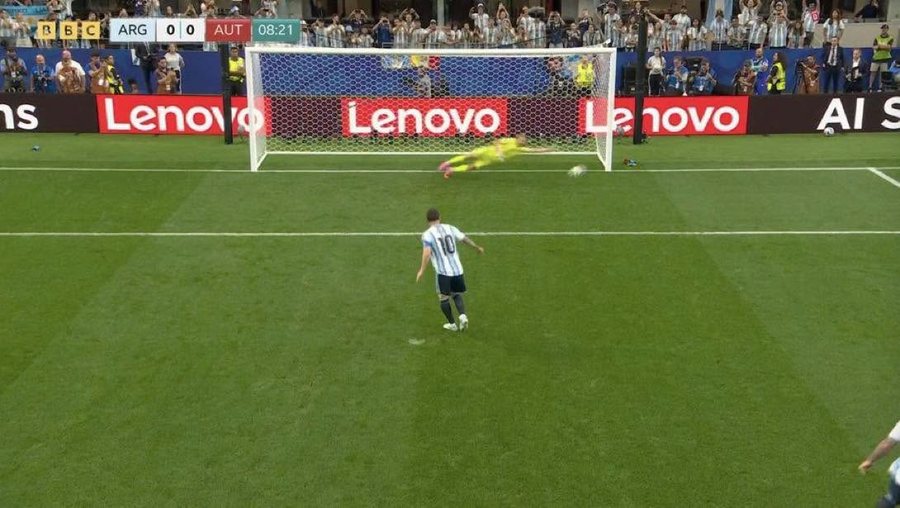 Messi dështon nga pika e bardhë  humbet penalltinë ndaj Austrisë