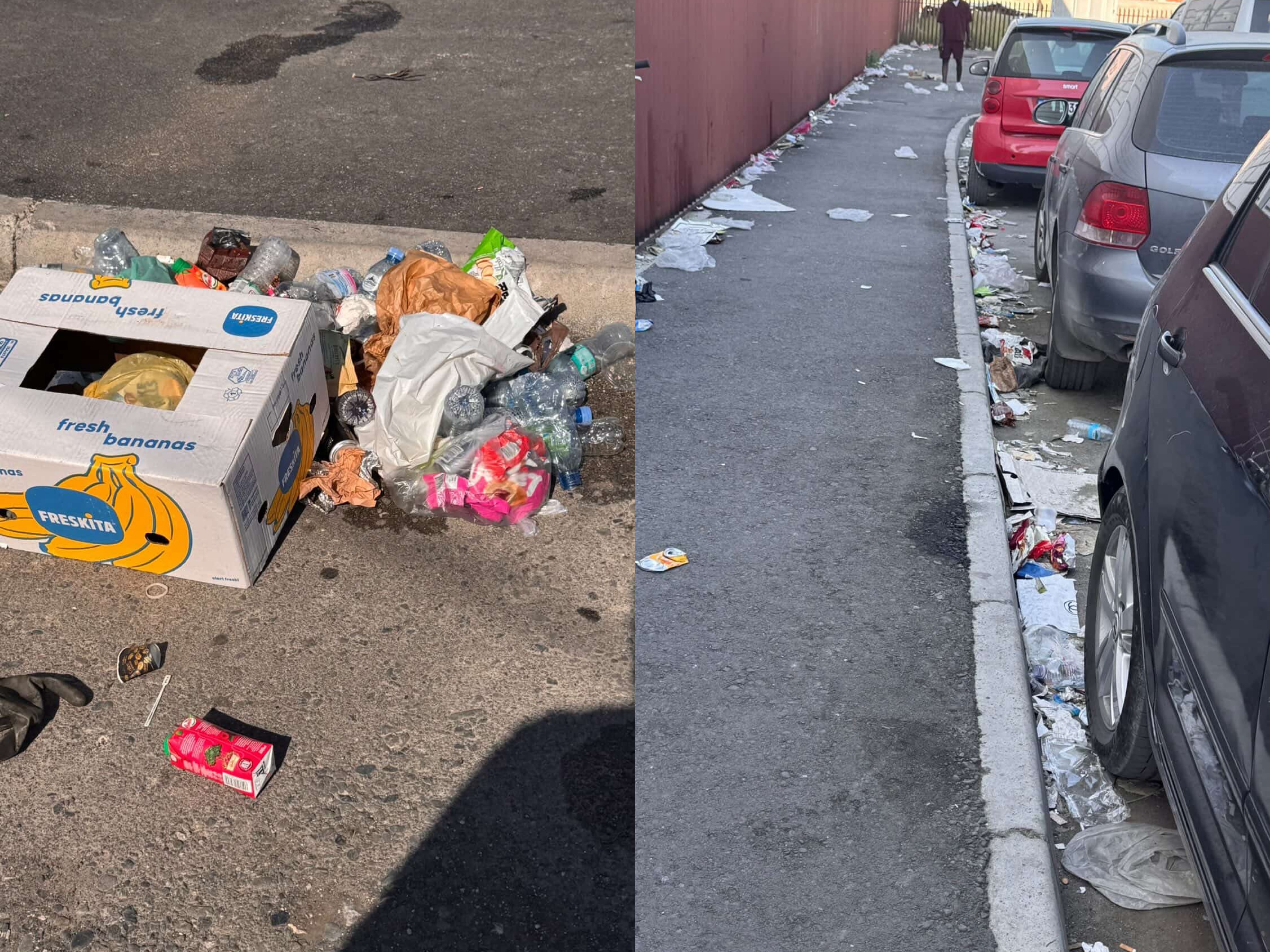 Terminali i autobusëve në Tiranë kthehet në landfill  mbeturinat i gjen në çdo cep