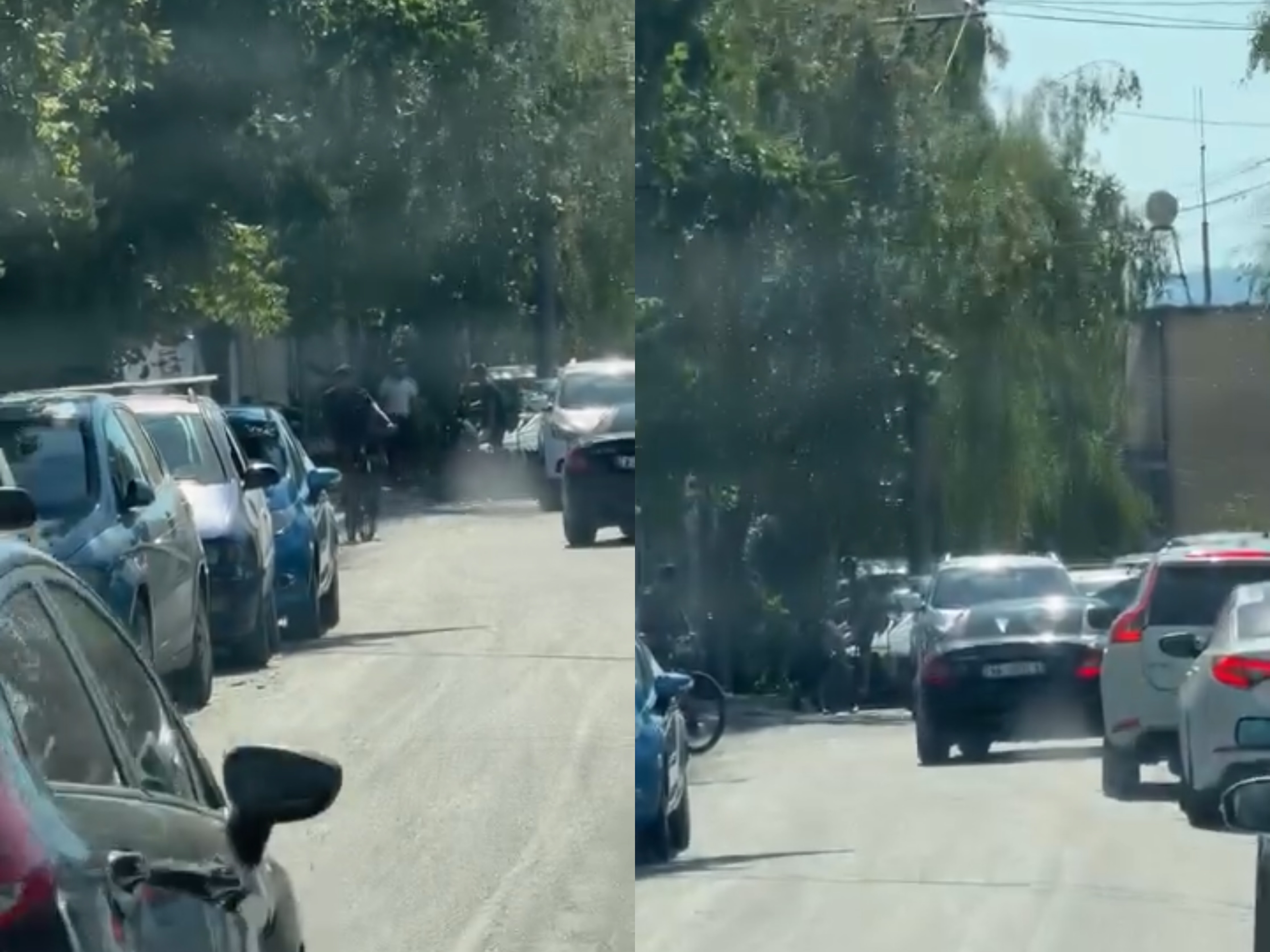 Gropa  trafik dhe kundërvajtje  rruga  Dine Hoxha  makth për shoferët e banorët