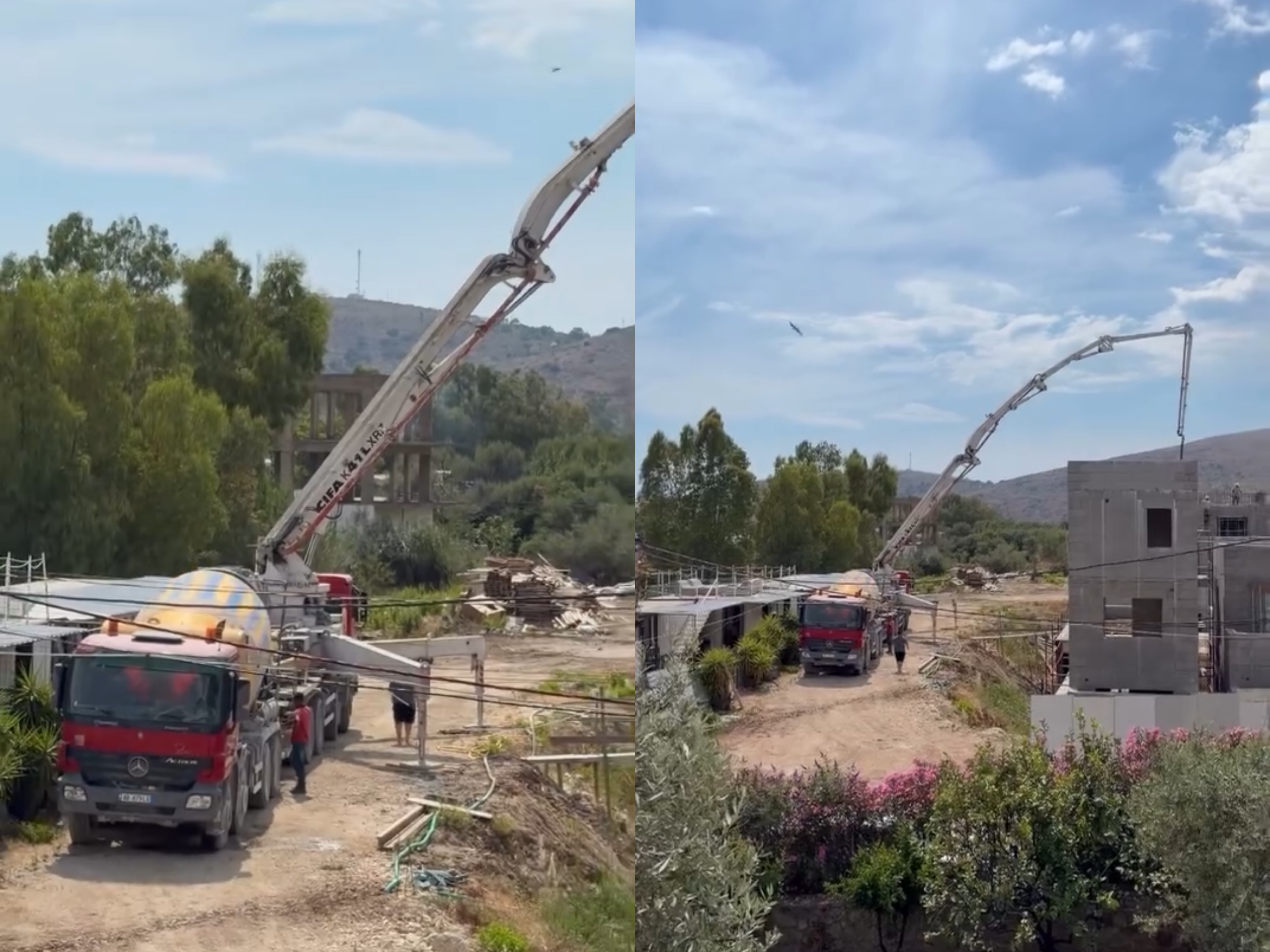 Ndërtimet në Qeparo s pyesin për sezon  punimet vazhdojnë pa pushim