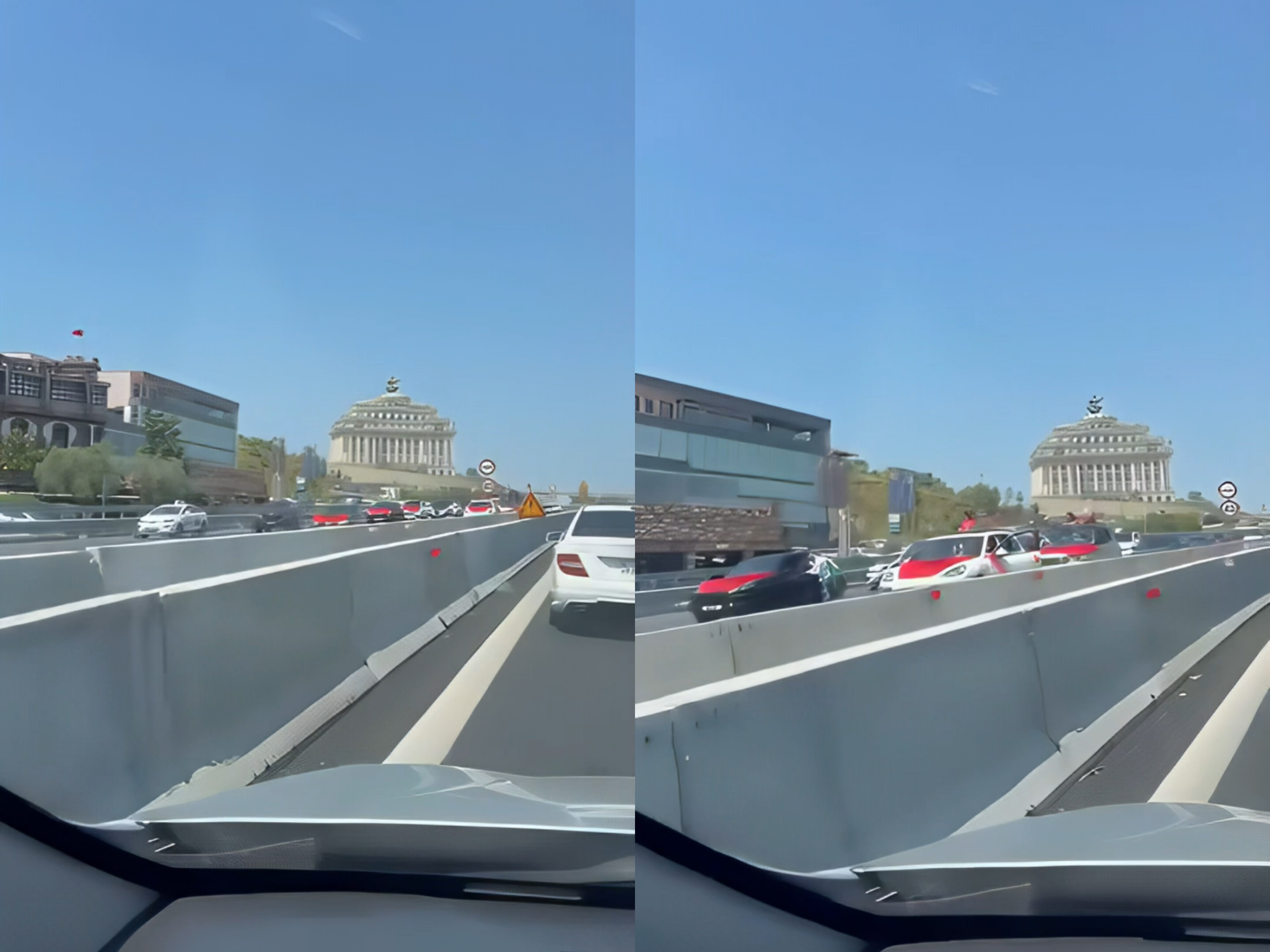 Autostrada bllokohet në mes të ditës  shqiptarët kanë dasmë