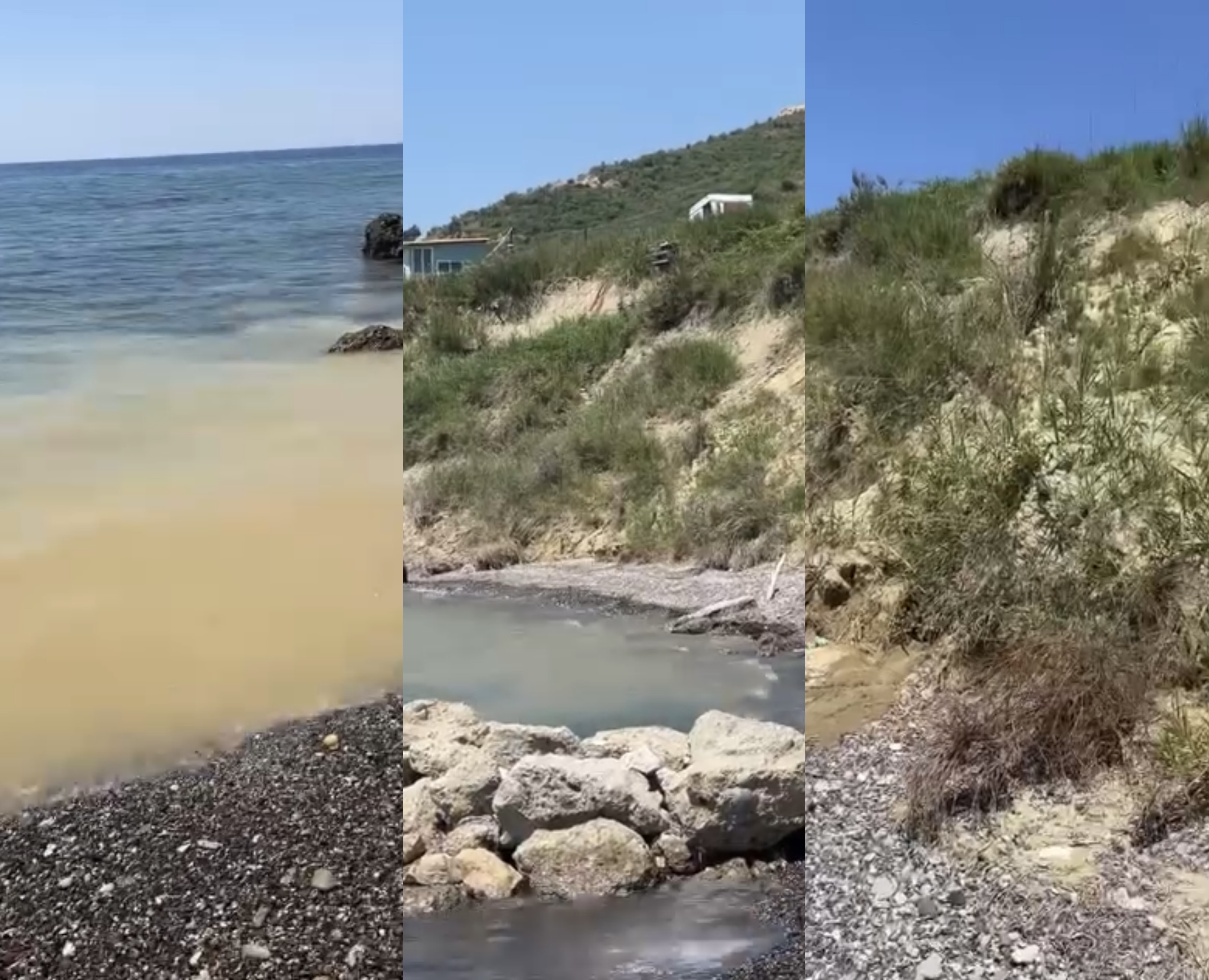  Në Kallm ujërat e zeza derdhen direkt e në det  pushuesit lahen mes ndotjes 