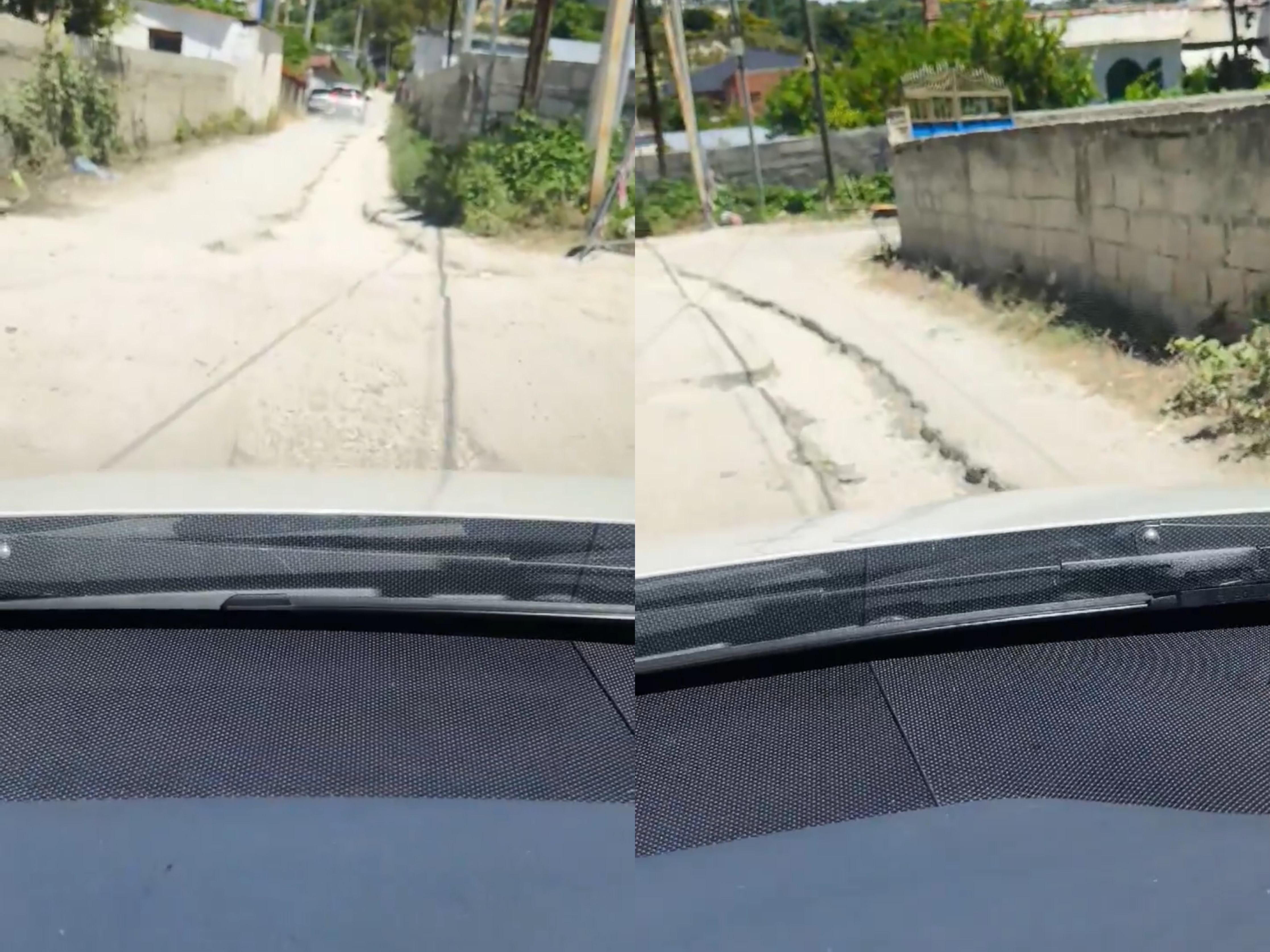 Punimet gjysmake në Vlorë po shkatërrojnë makinat  rrugët copë copë
