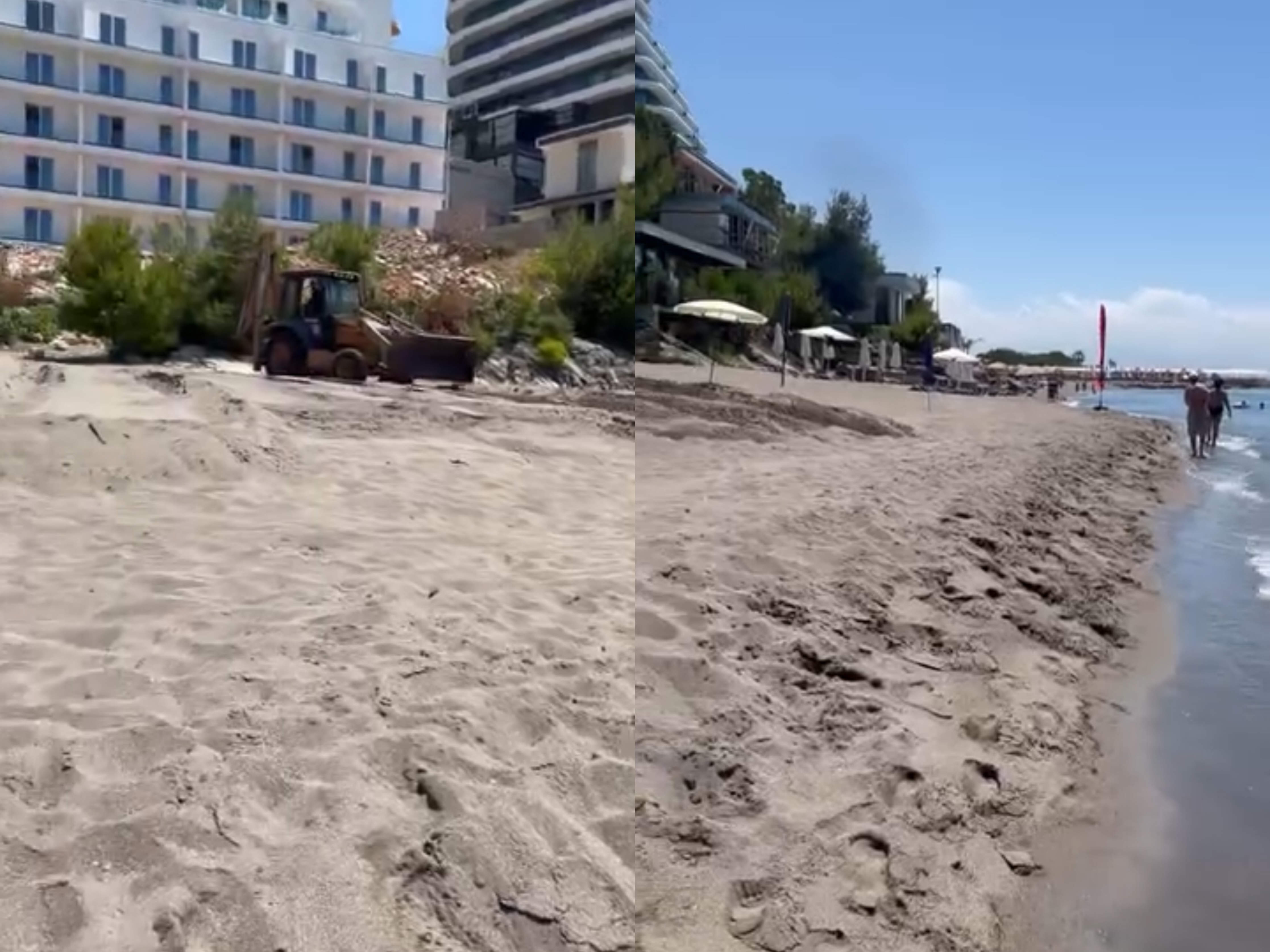 Plazhi publik te  Rana e Hedhun  bëhet me pronar  fadromat largojnë pushuesit
