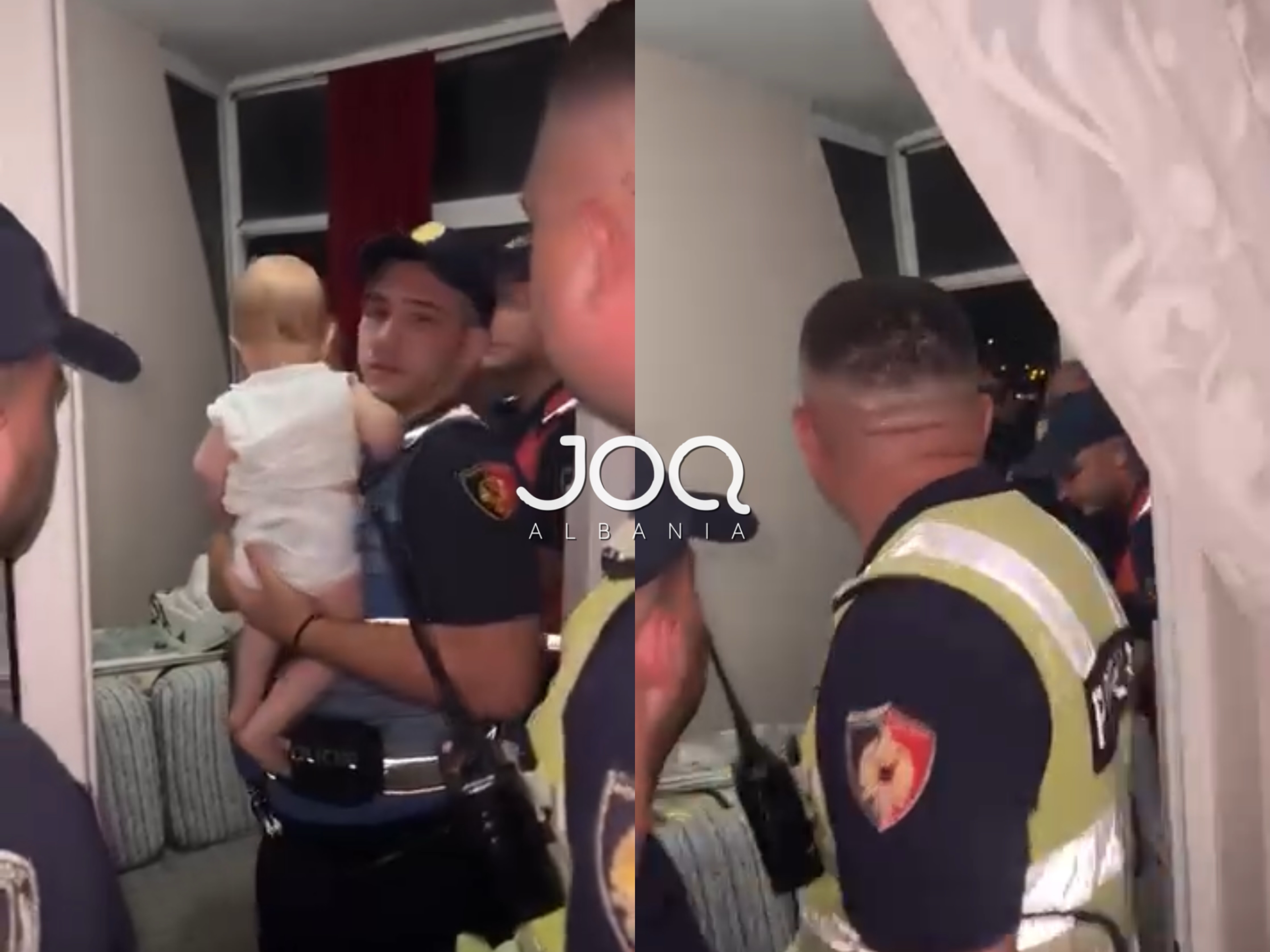 Zjarri përfshin apartamentin në katin e 7, heronjtë me uniformë shpëtojnë familjen e bllokuar