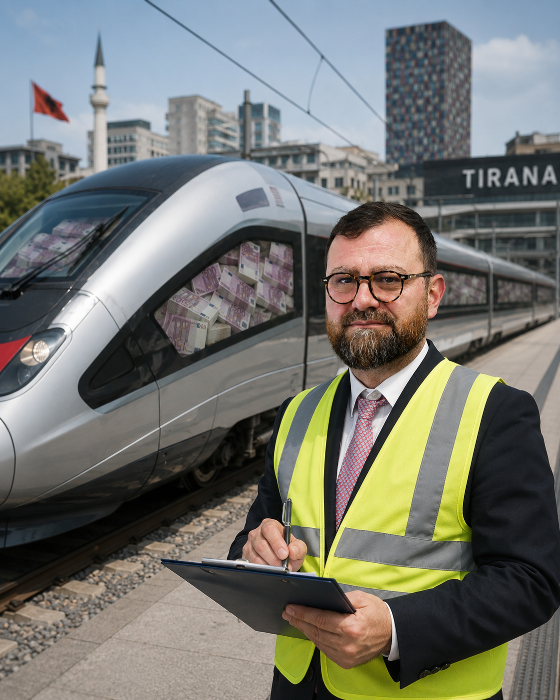 Gys shina do hedhë 16 MILIONË € për 4 km hekurudhë të trenave imagjinarë supersonikë