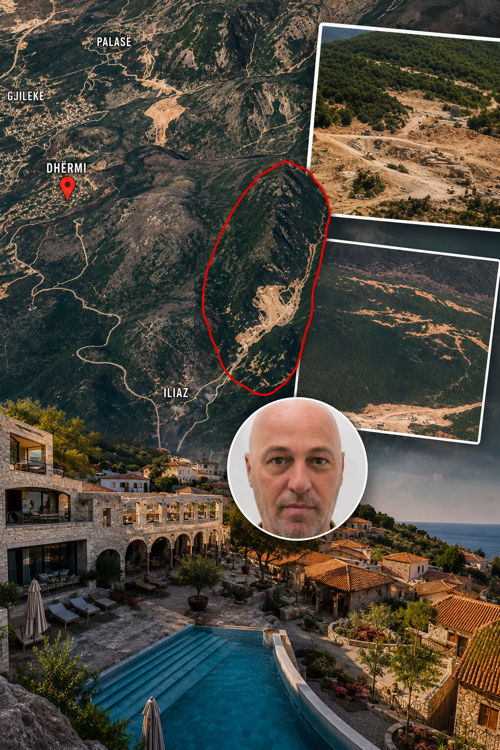Gjikuria & Co po shkatërrojnë Jugun: Gërryhet mali në Ilias, rrezikohen kishat shekullore dhe derdhen inertet në det
