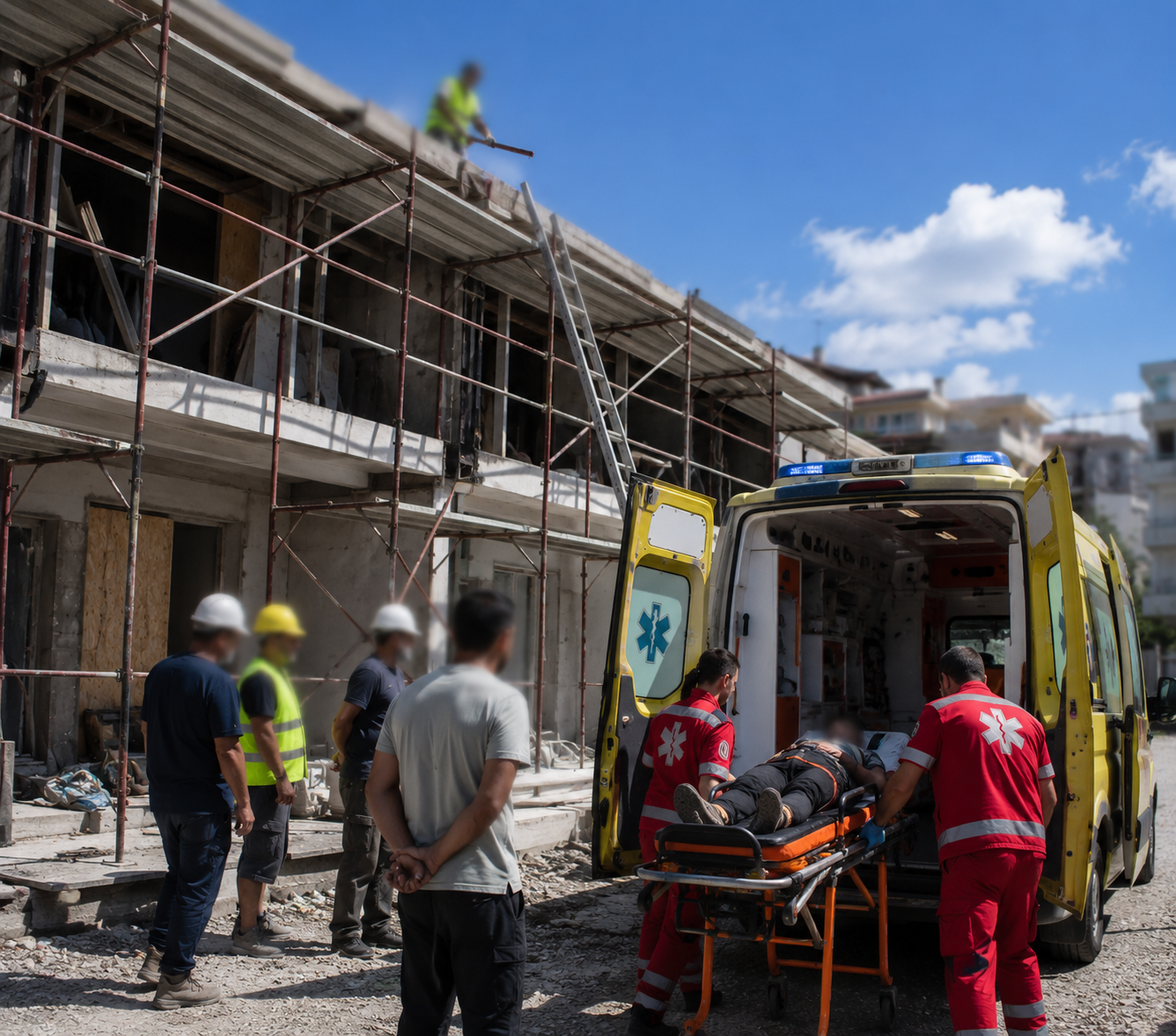 Sarandë  U rrëzua teksa po riparonte çatinë  44 vjeçari plagoset rëndë dhe niset me helikopter drejt Traumës