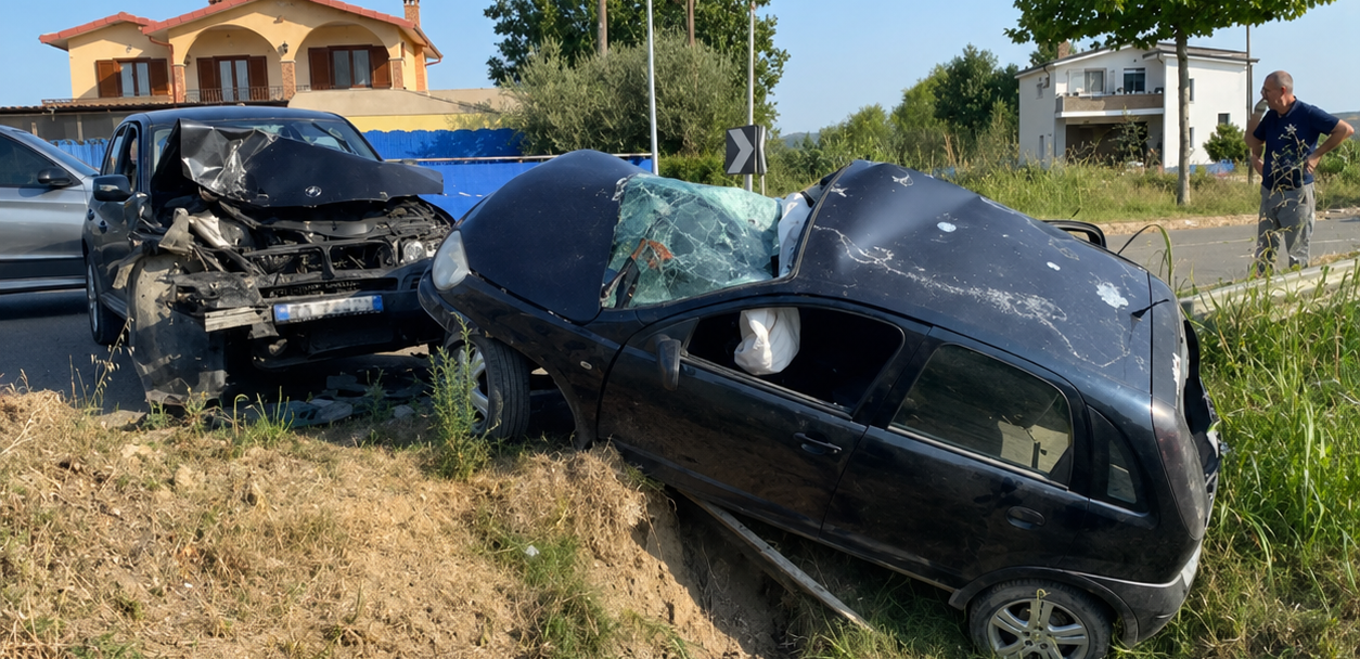 Aksident tragjik në Lushnje  humb jetën 39 vjeçari  Pesë të plagosur  mes tyre tre fëmijë