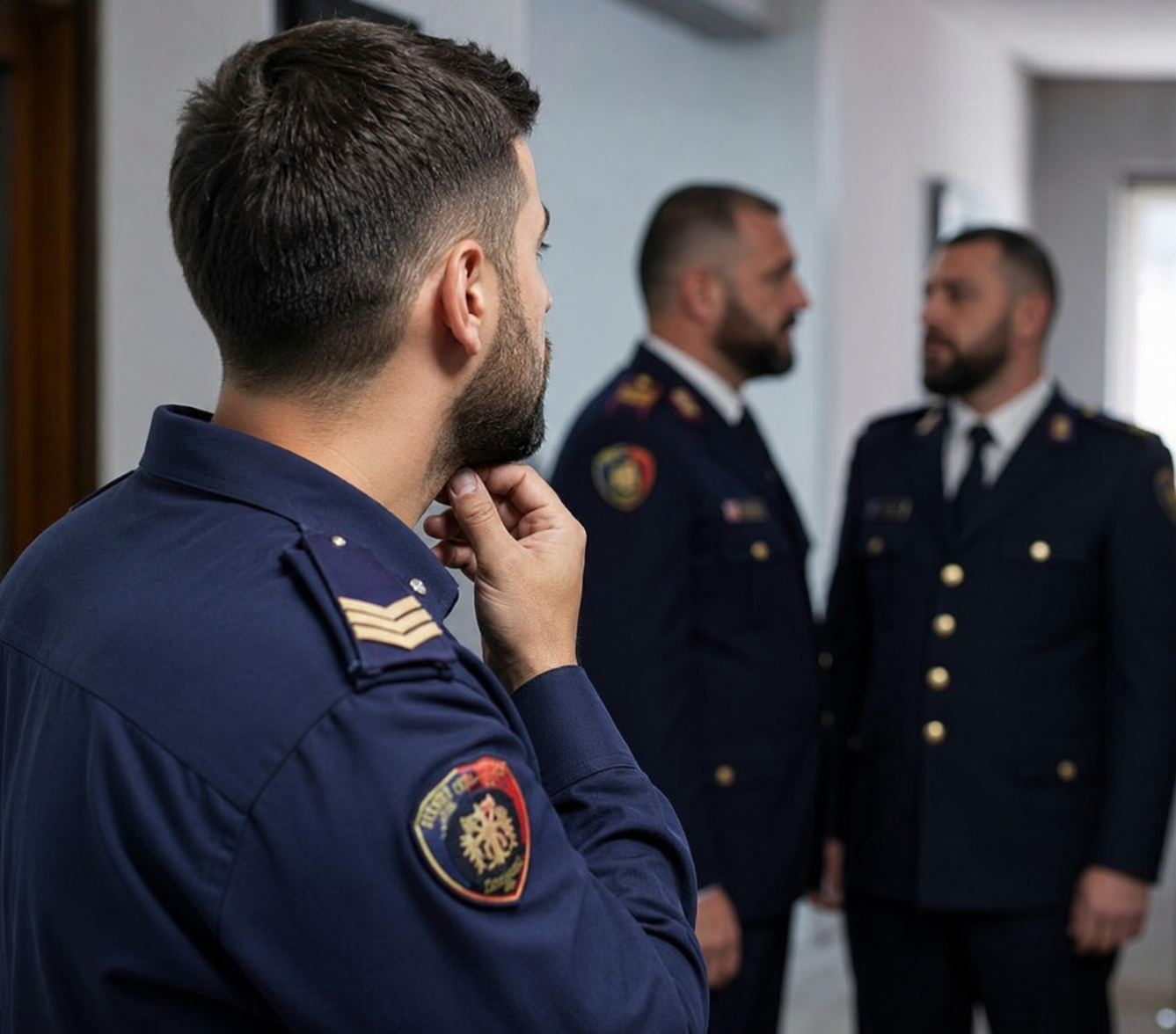 Polici denoncon standardet e dyfishta: Pse neve na ndalohet mjekra, ndërsa shefat e mbajnë?!