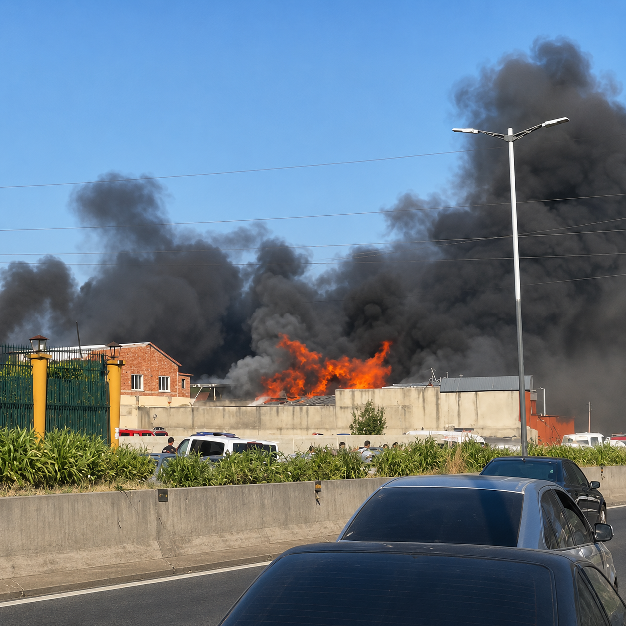 Zjarri në magazinën e fishekzjarrëve në Shkozet  2 zjarrfikës dërgohen në spital pas asfiksimit